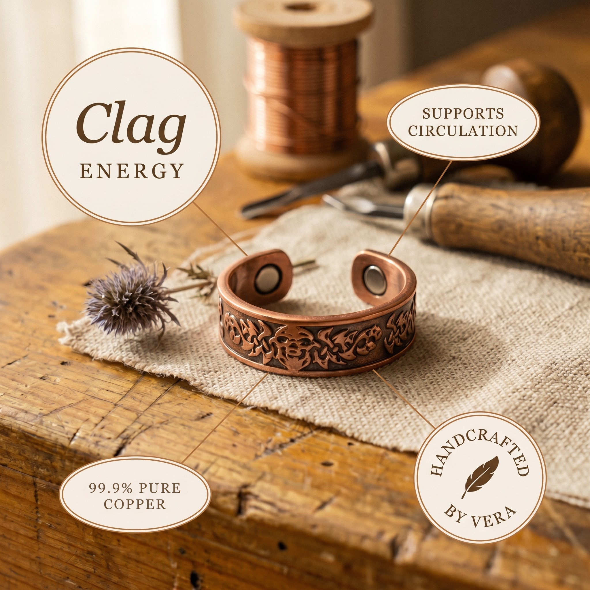 Maria's Clag Copper Ring