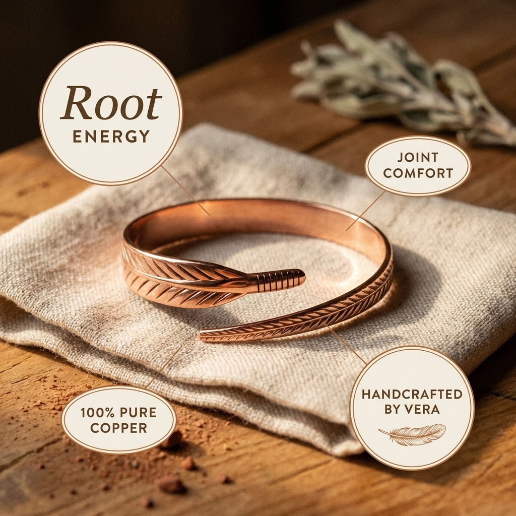 Maria's Root Copper Bracelet