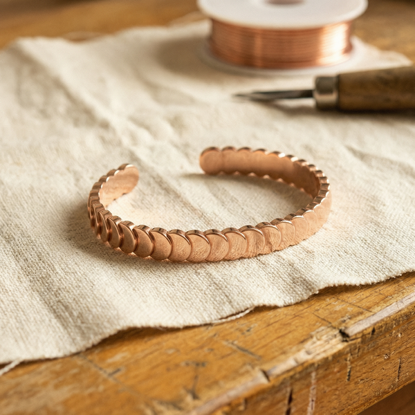 Maria's Tide Copper Bracelet