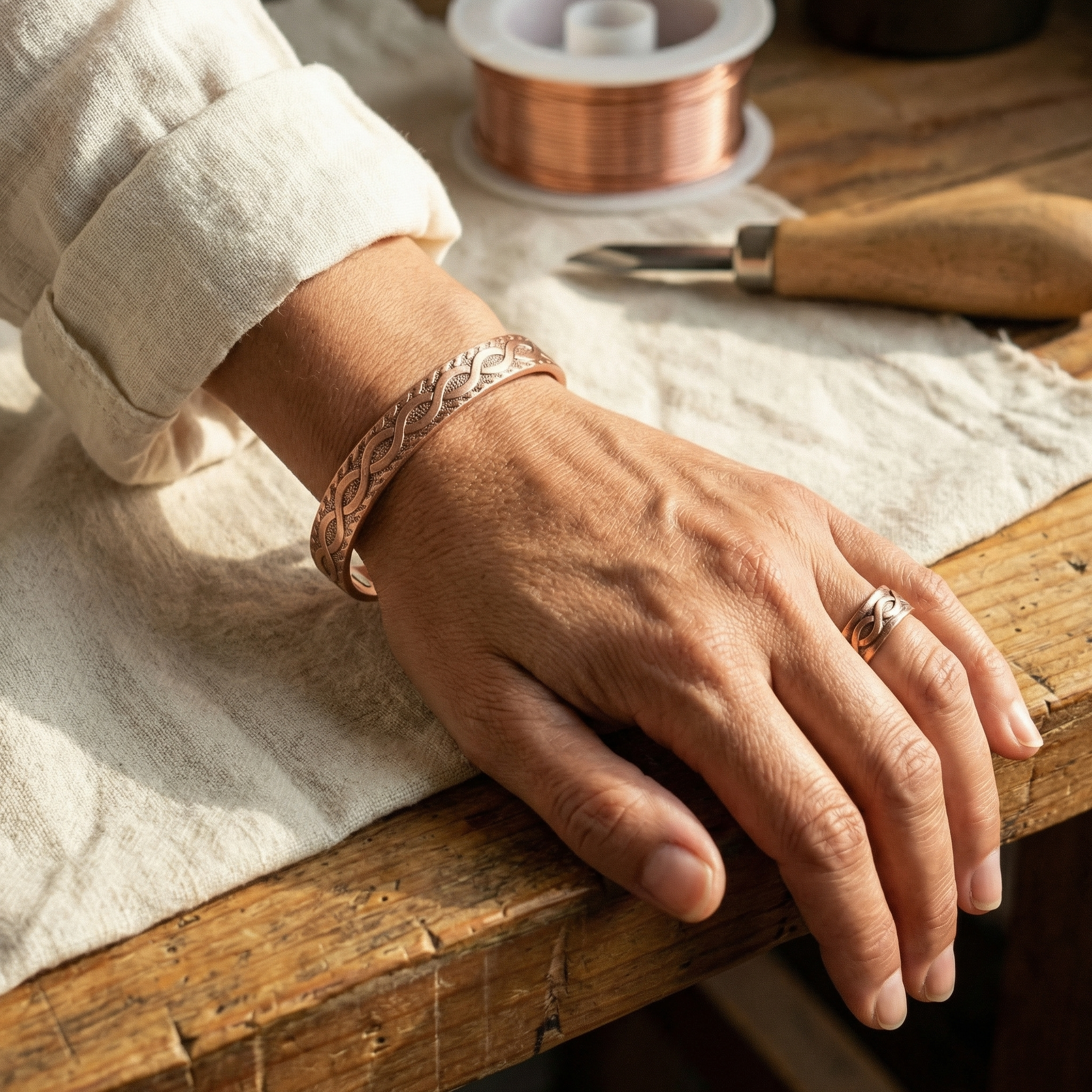 Maria's Knot Copper Set