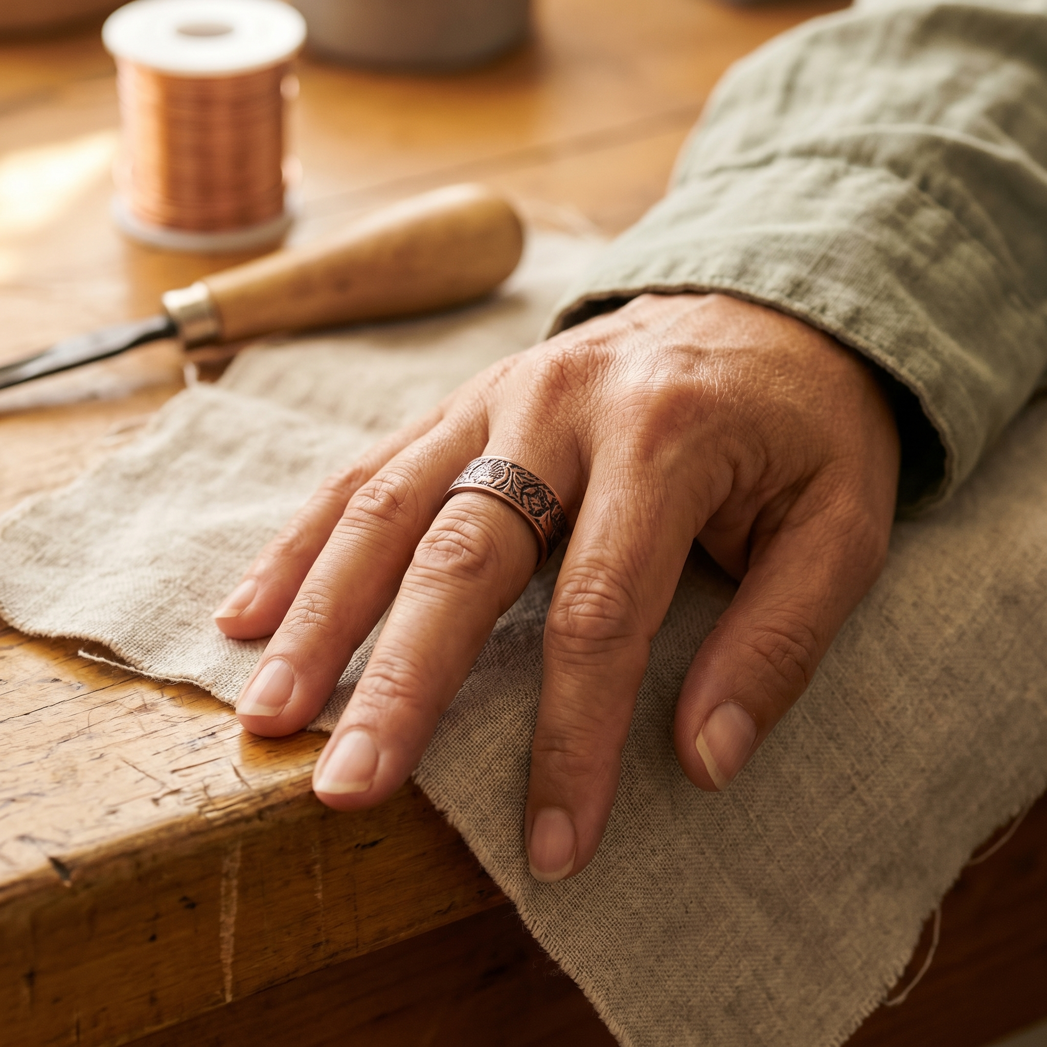 Maria's Bole Copper Ring