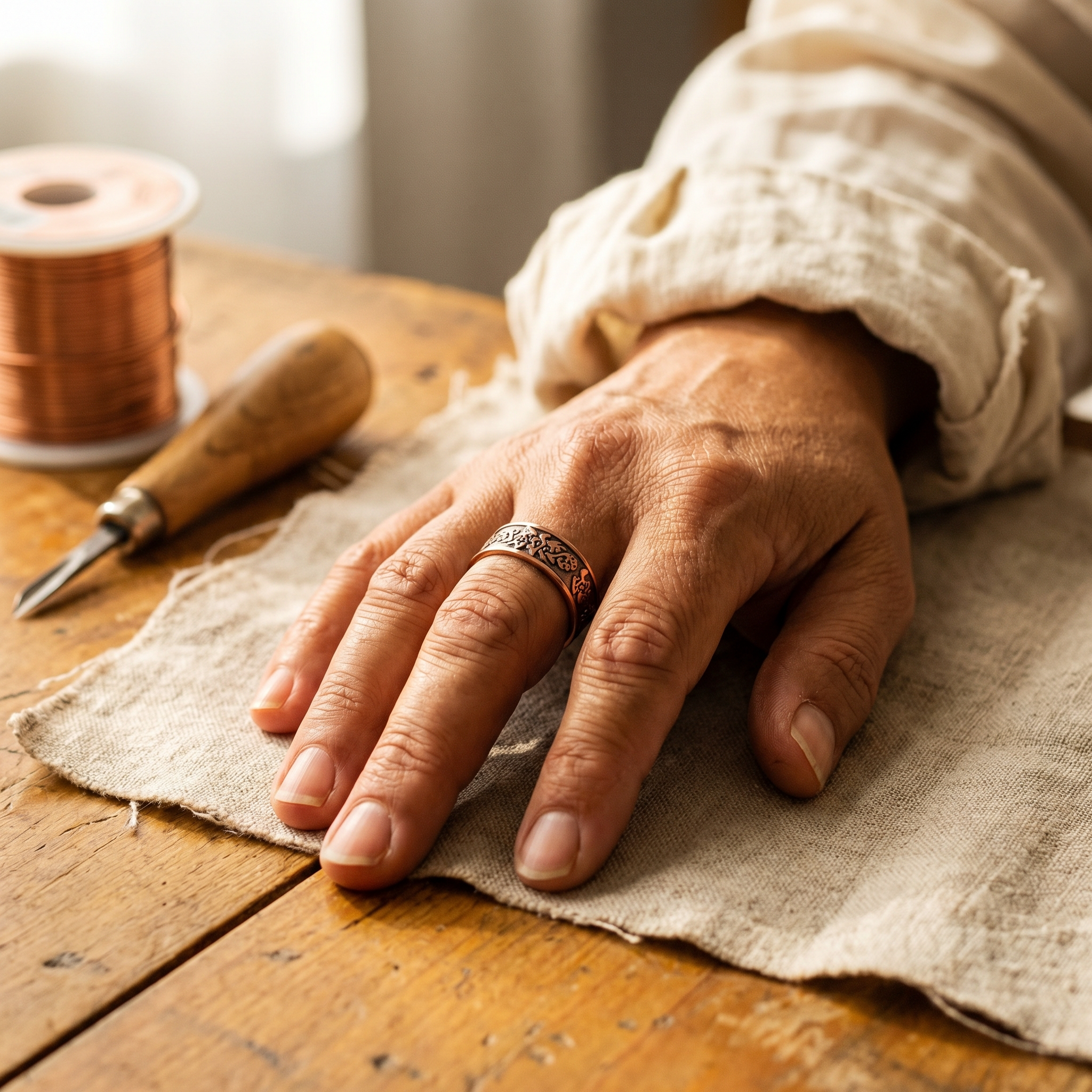 Maria's Clag Copper Ring