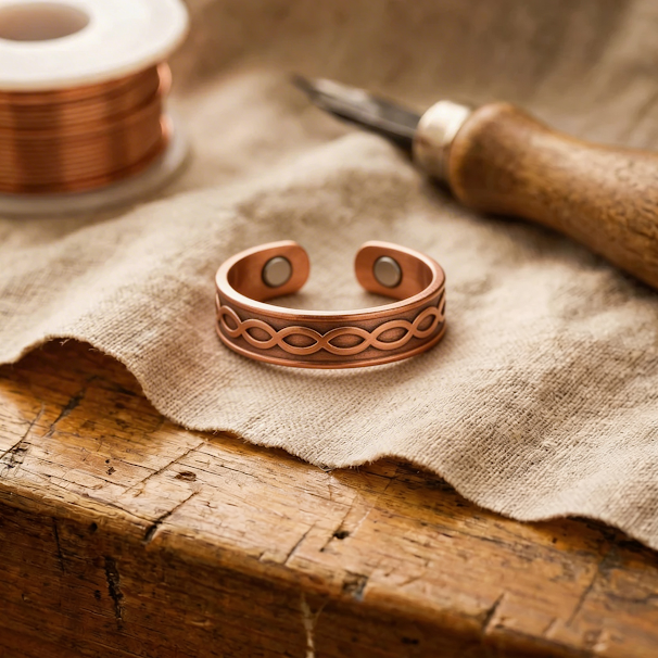 Maria's Char Copper Ring