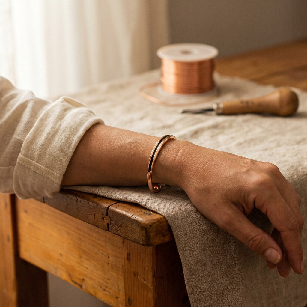 Maria's Vein Copper Bracelet