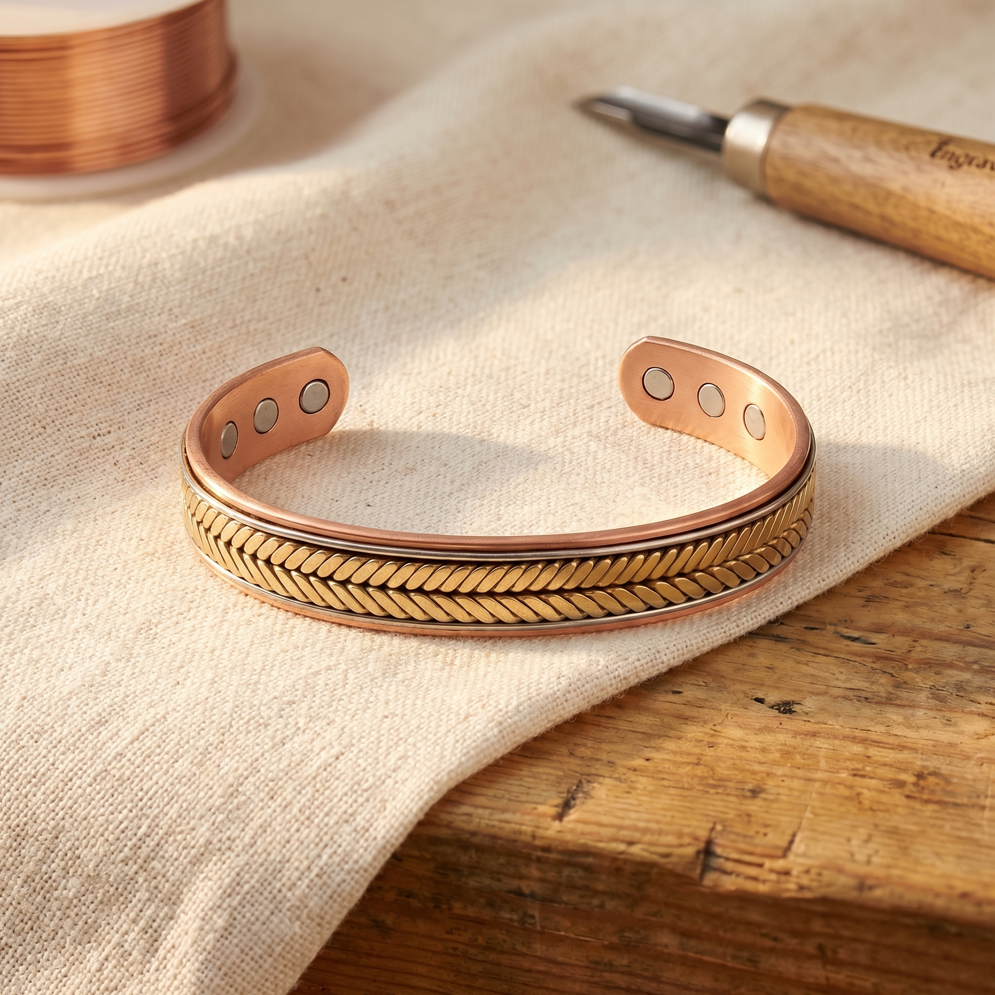 Maria's Harvest Copper Bracelet