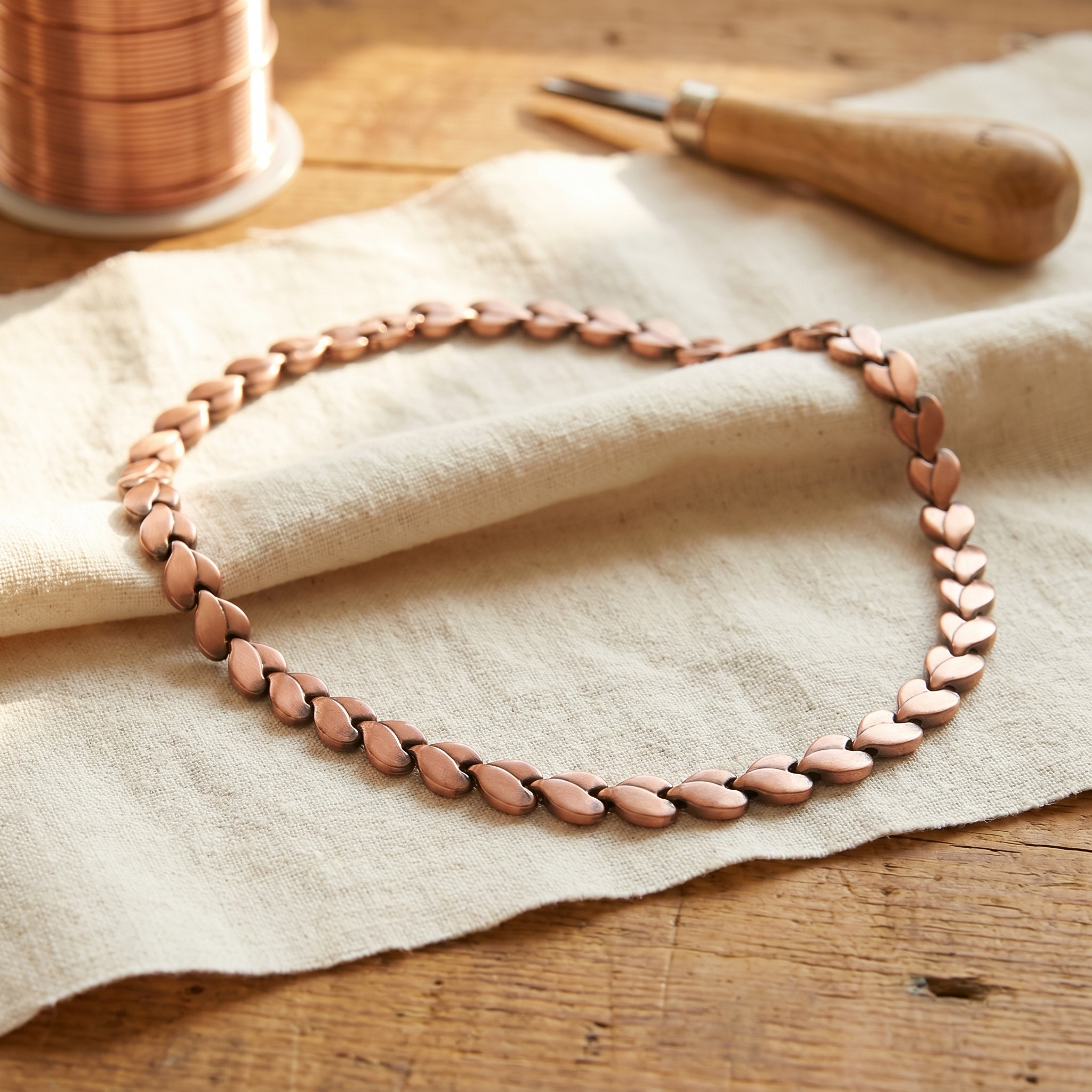 Maria's Briar Copper Necklace