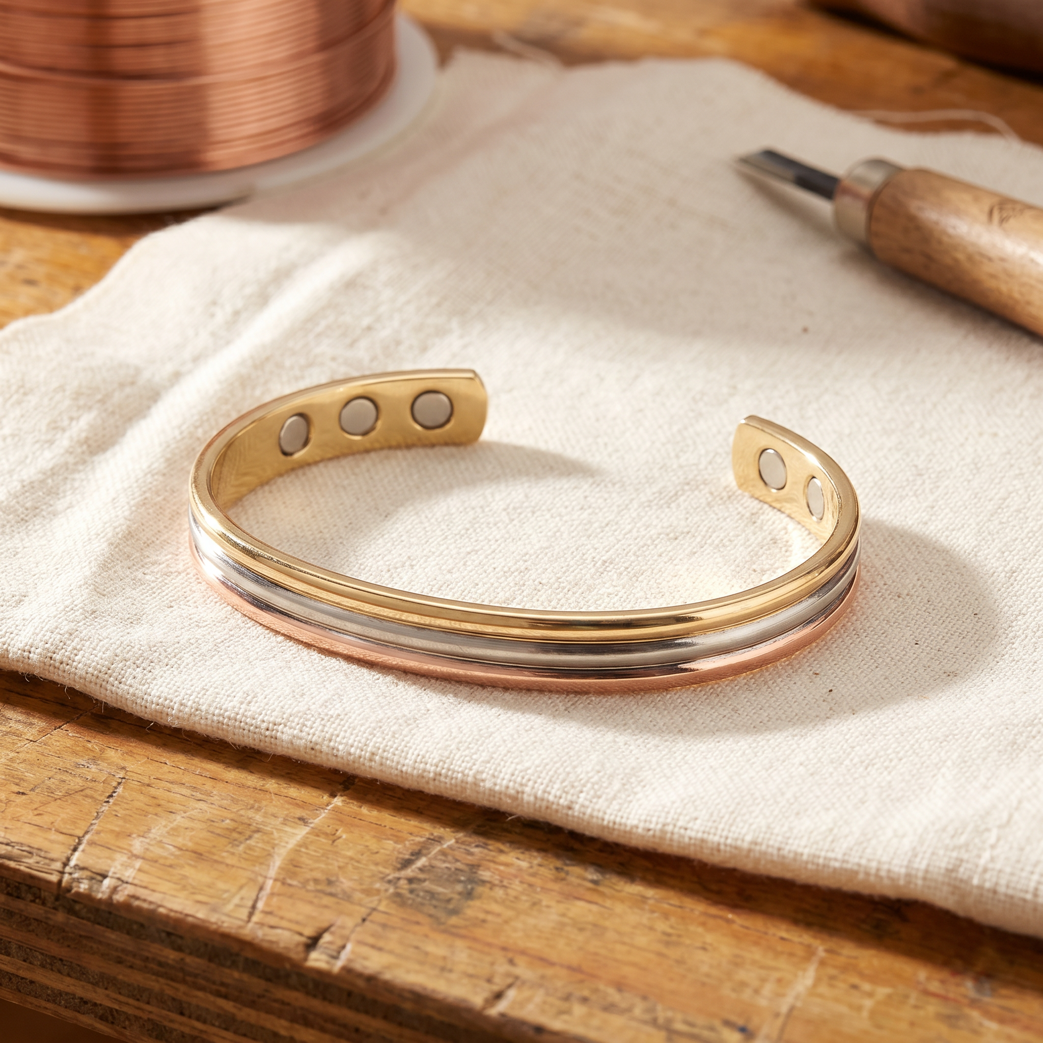 Maria's Fell Copper Bracelet
