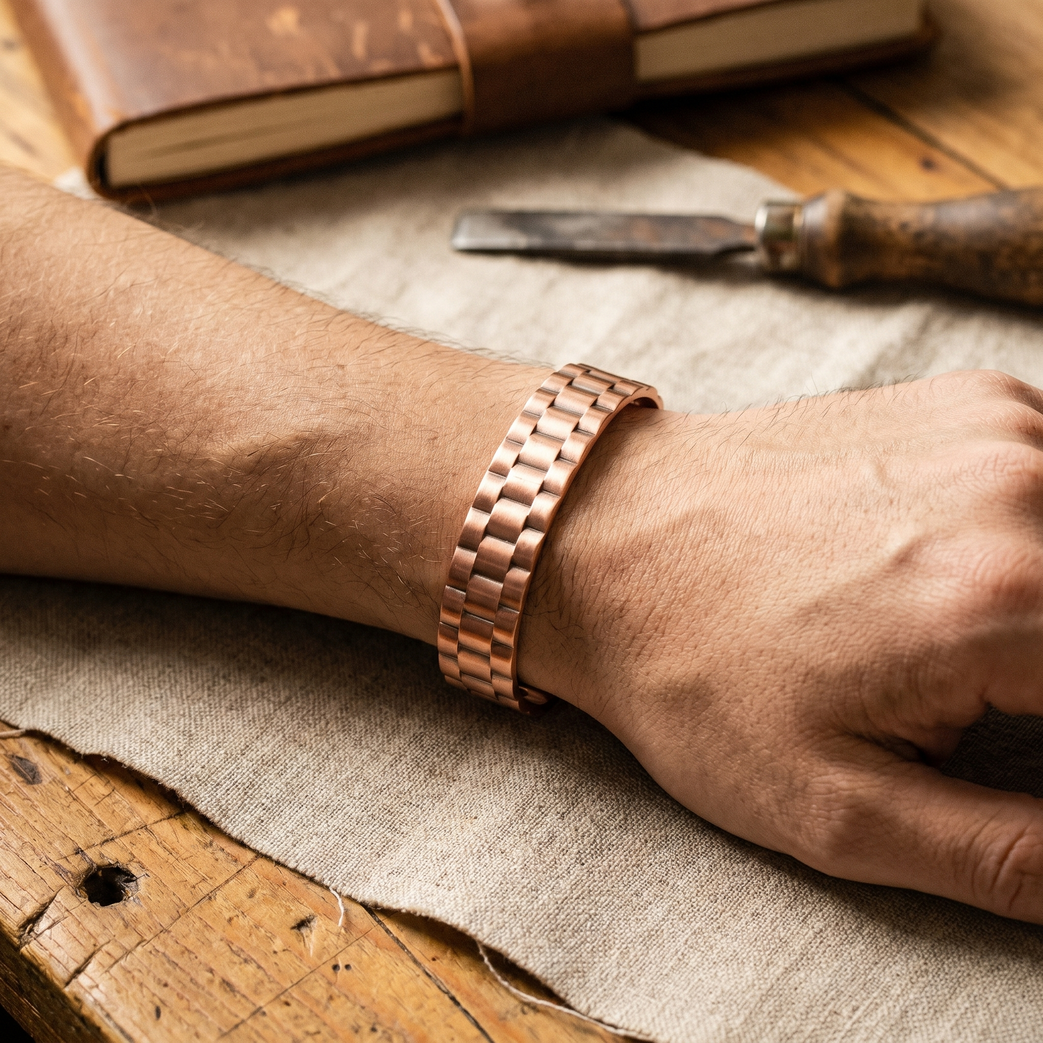 Maria's Ore Men's Copper Bracelet