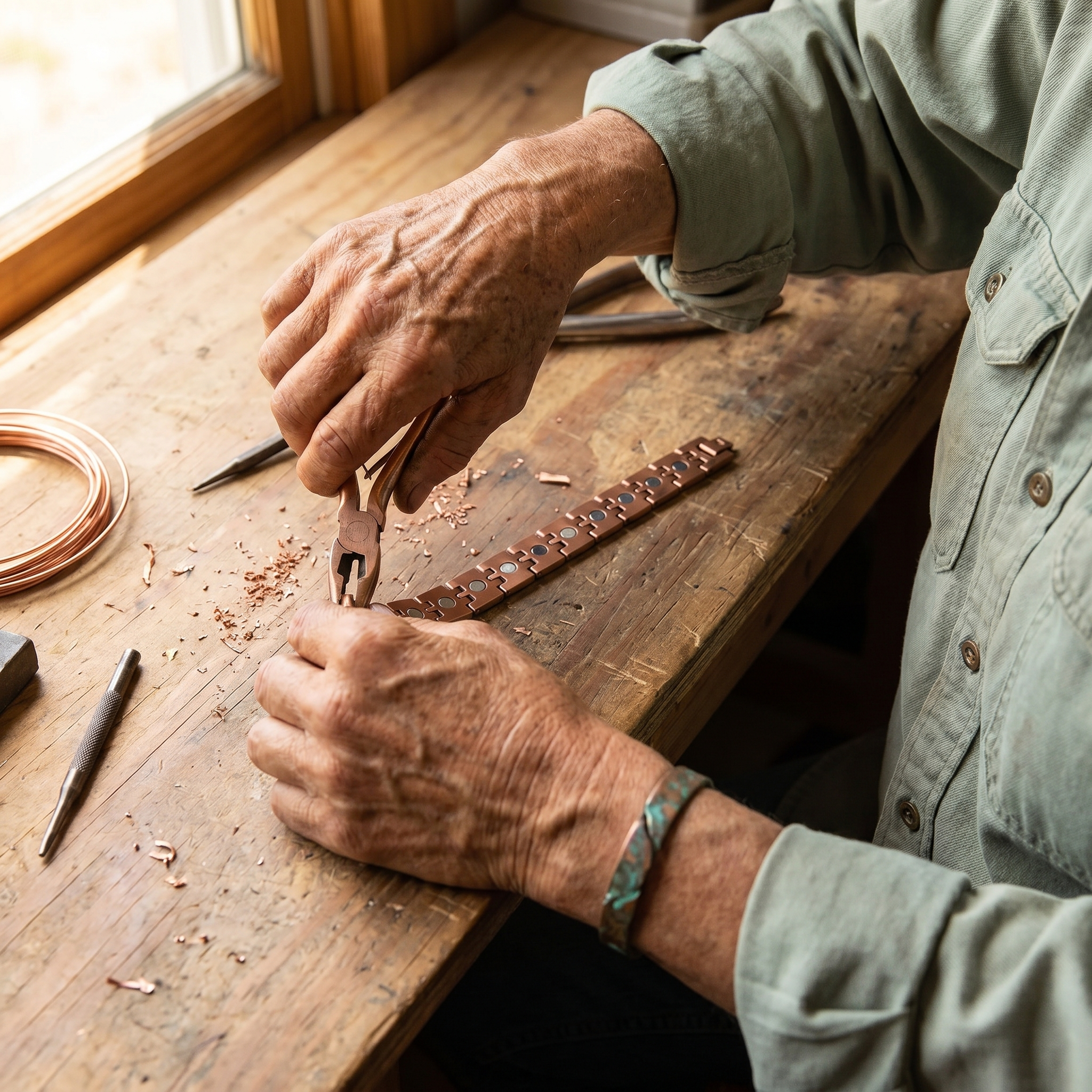 Maria's Pike Men's Copper Bracelet
