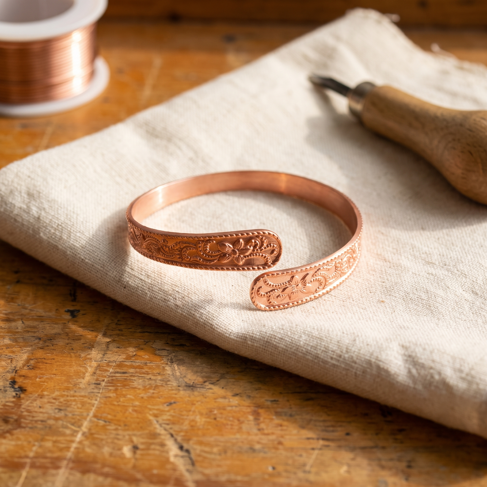 Maria's Moor Copper Bracelet