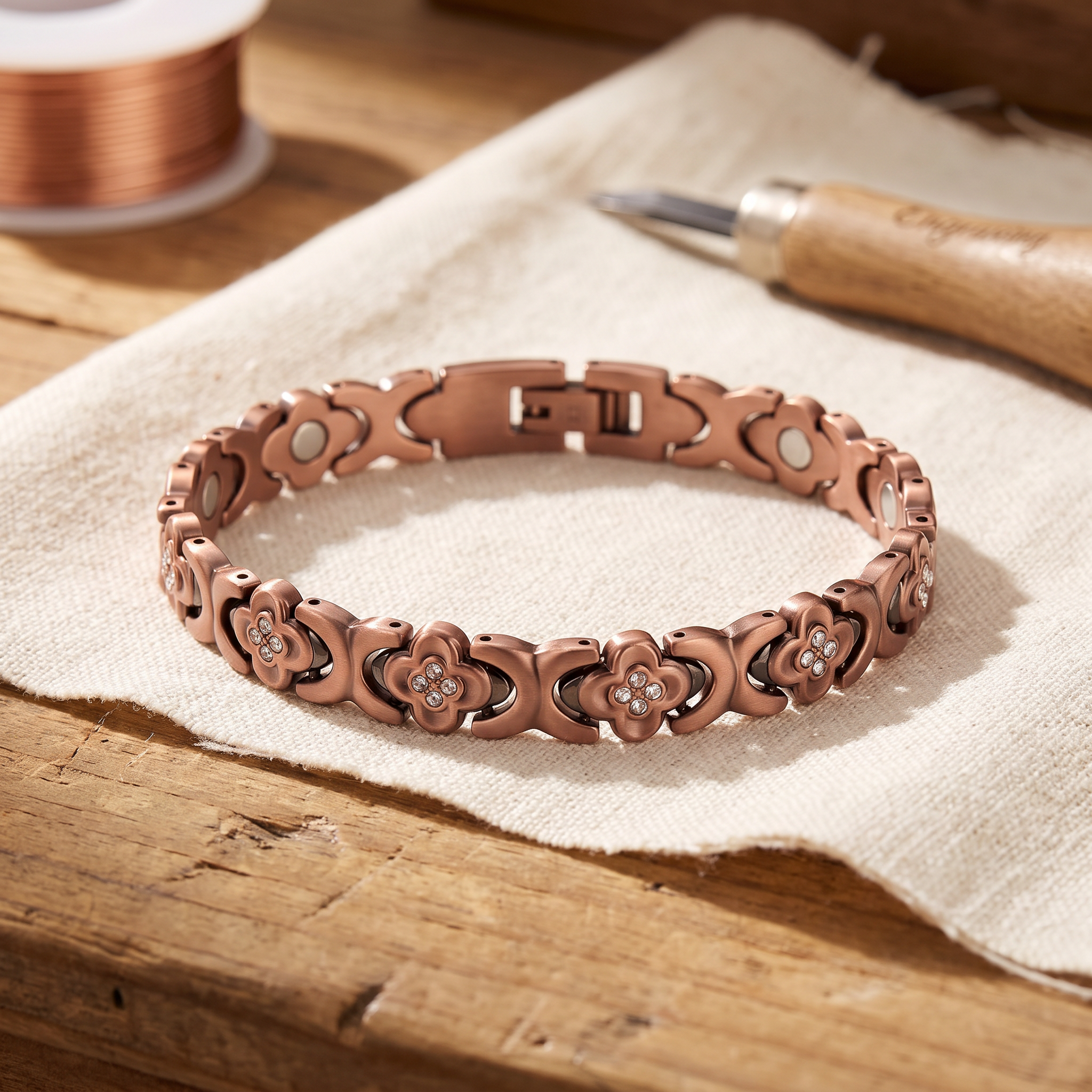 Maria's Keel Copper Bracelet