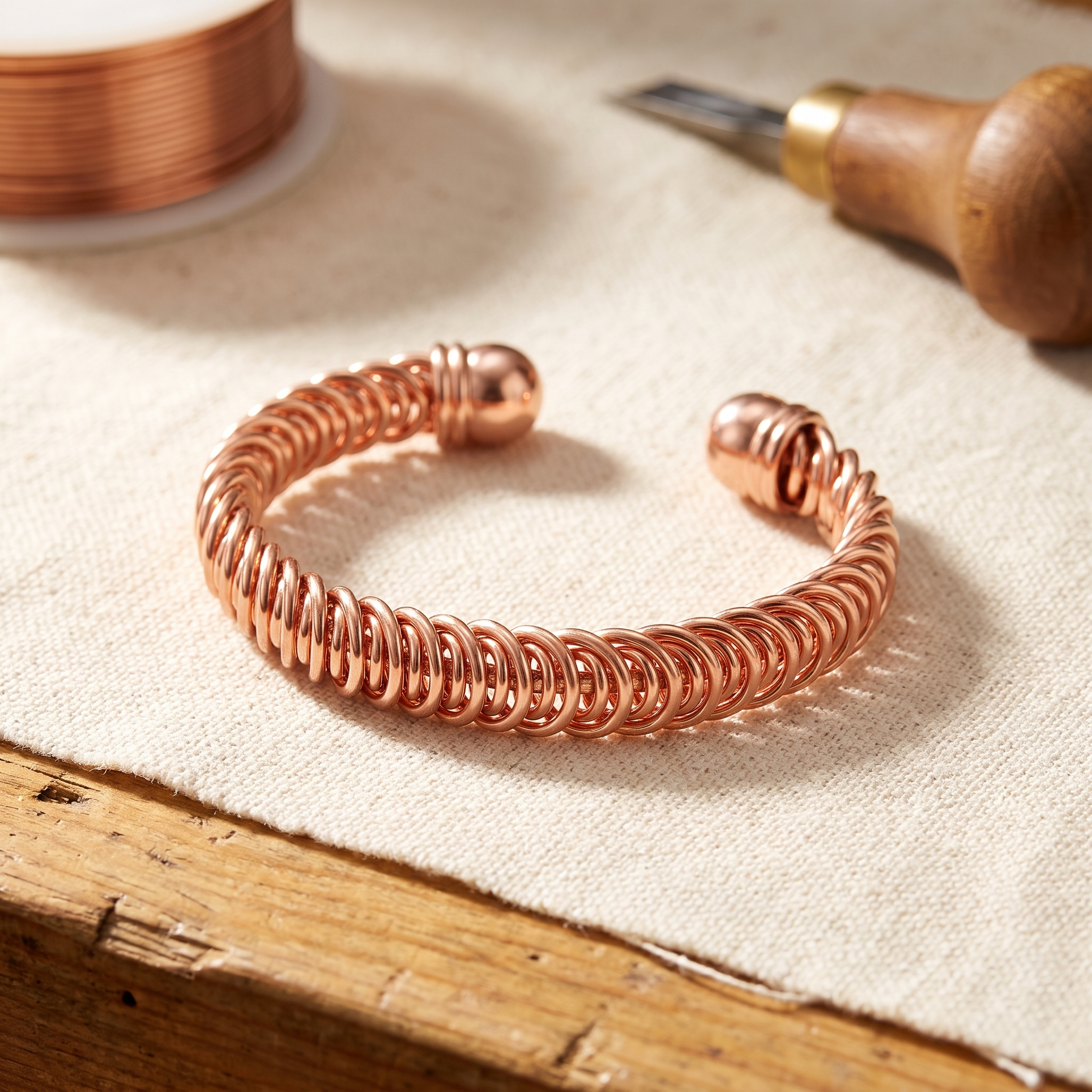Maria's Gust Copper Bracelet