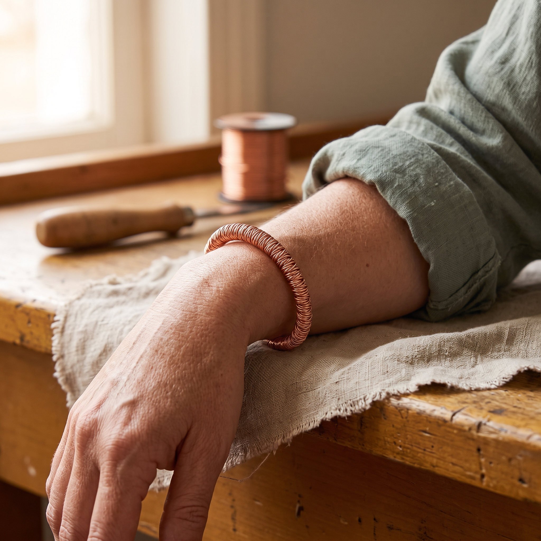 Maria's Fjord Copper Cuff