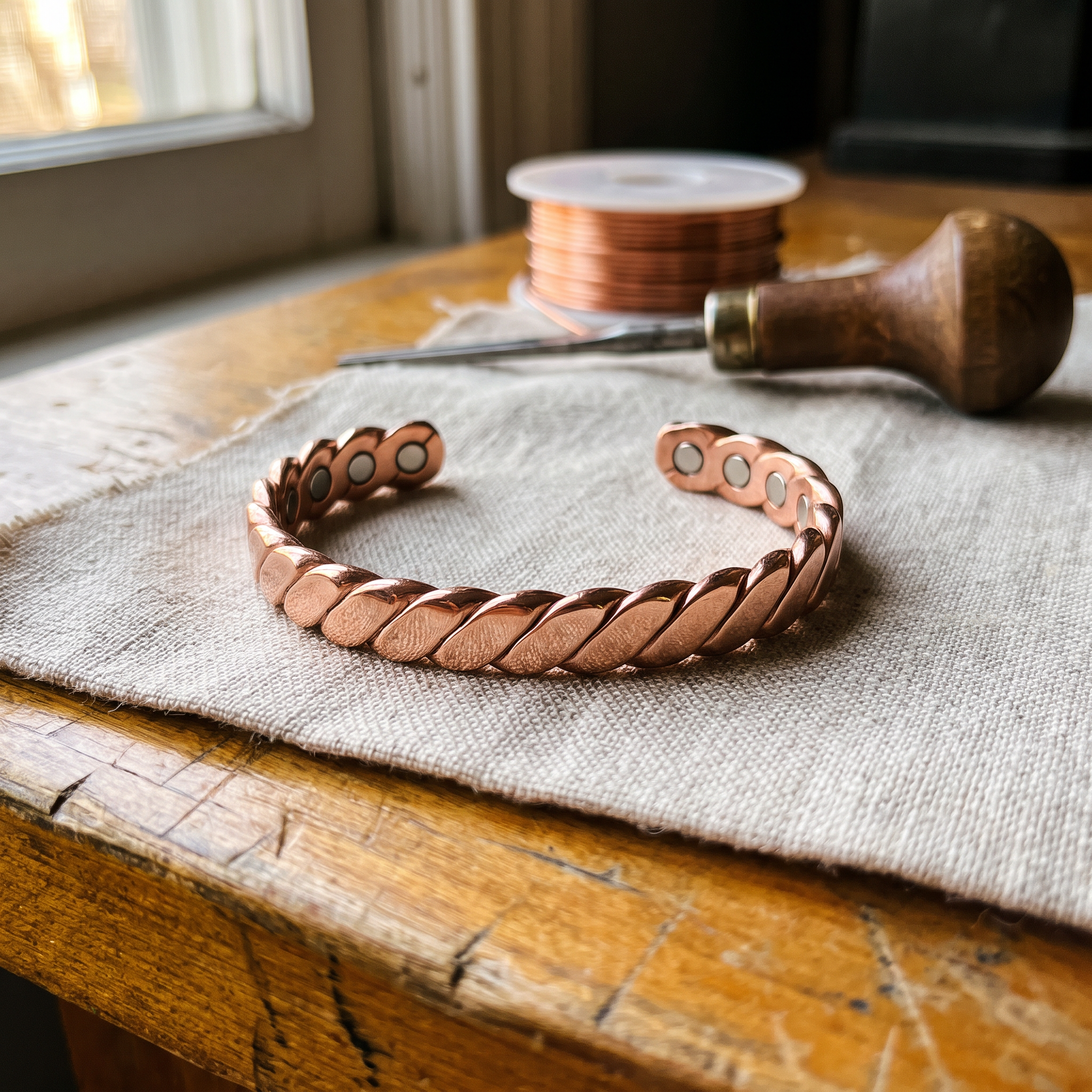 Maria's Bough Copper Bracelet