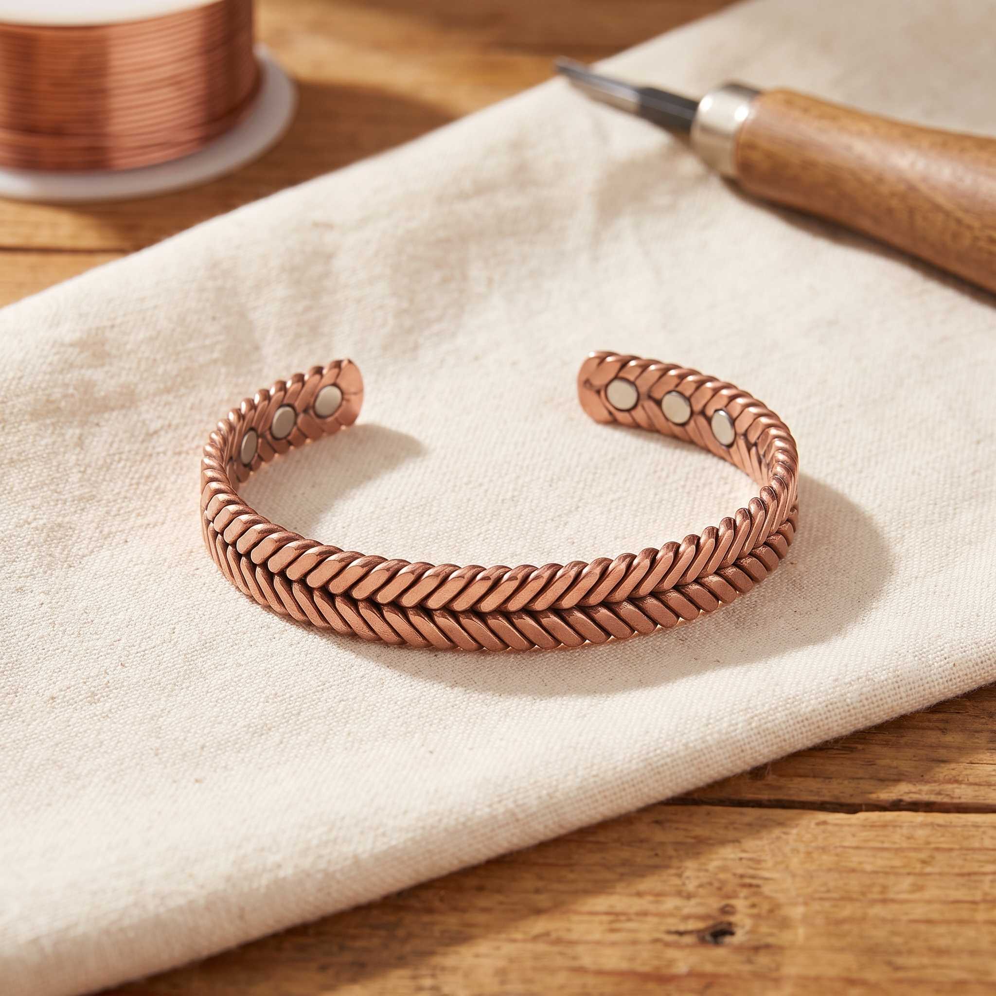 Maria's Furze Copper Bracelet