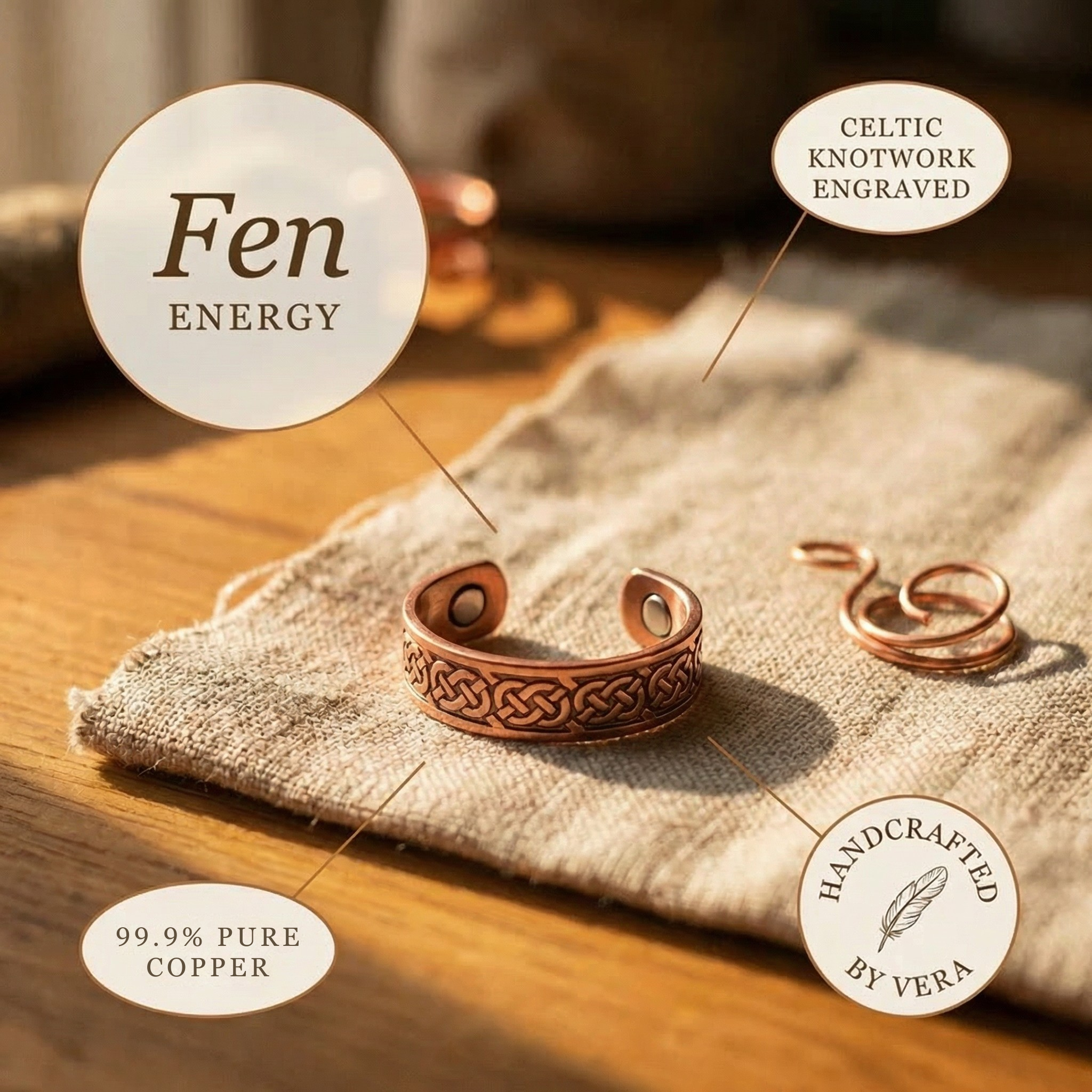 Maria's Fen Copper Ring