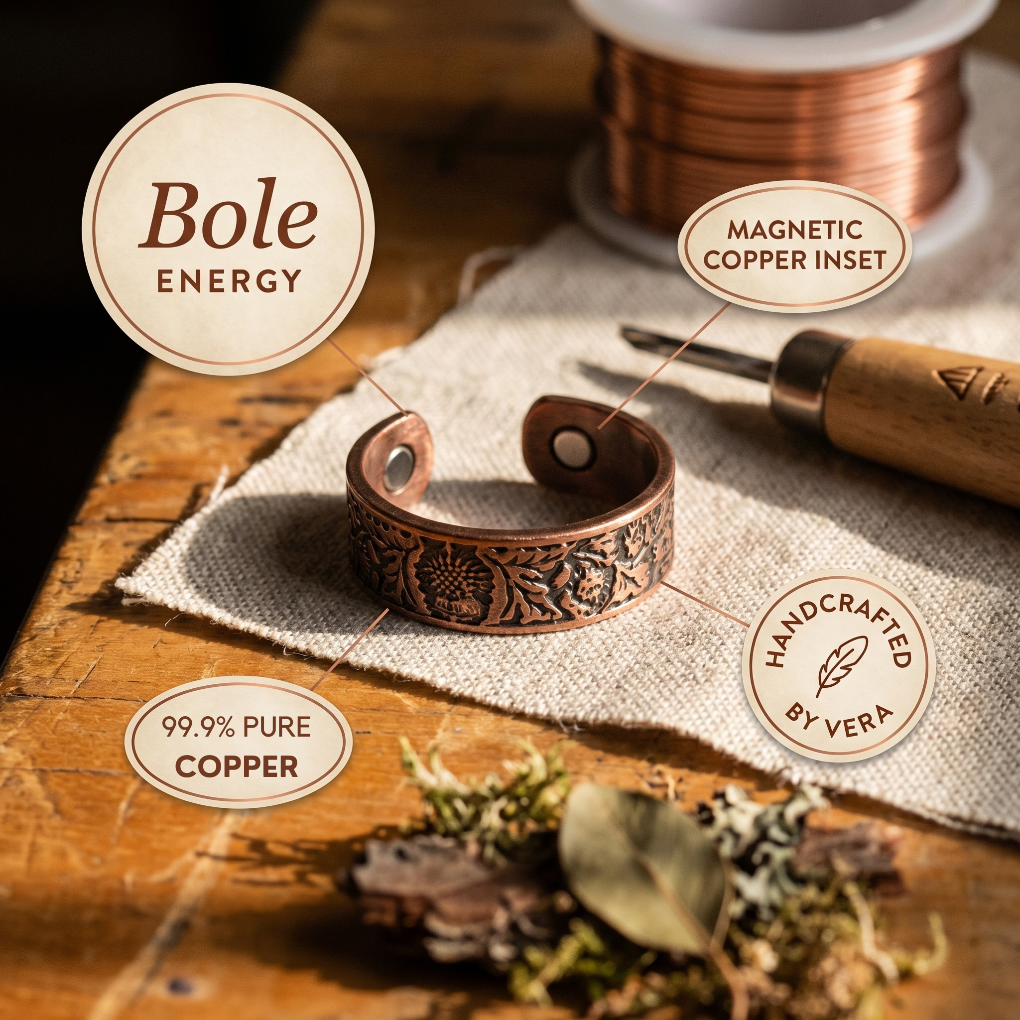 Maria's Bole Copper Ring