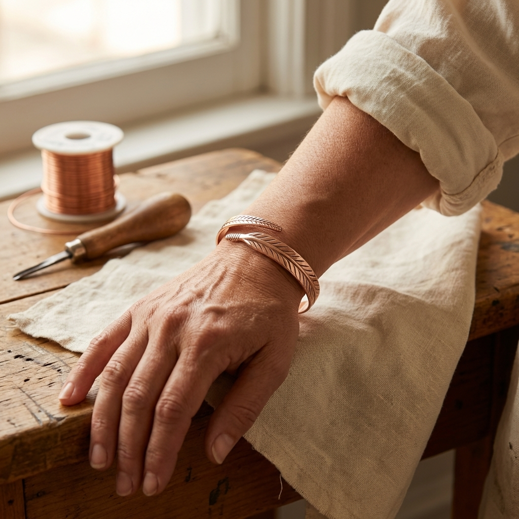 Maria's Root Copper Bracelet