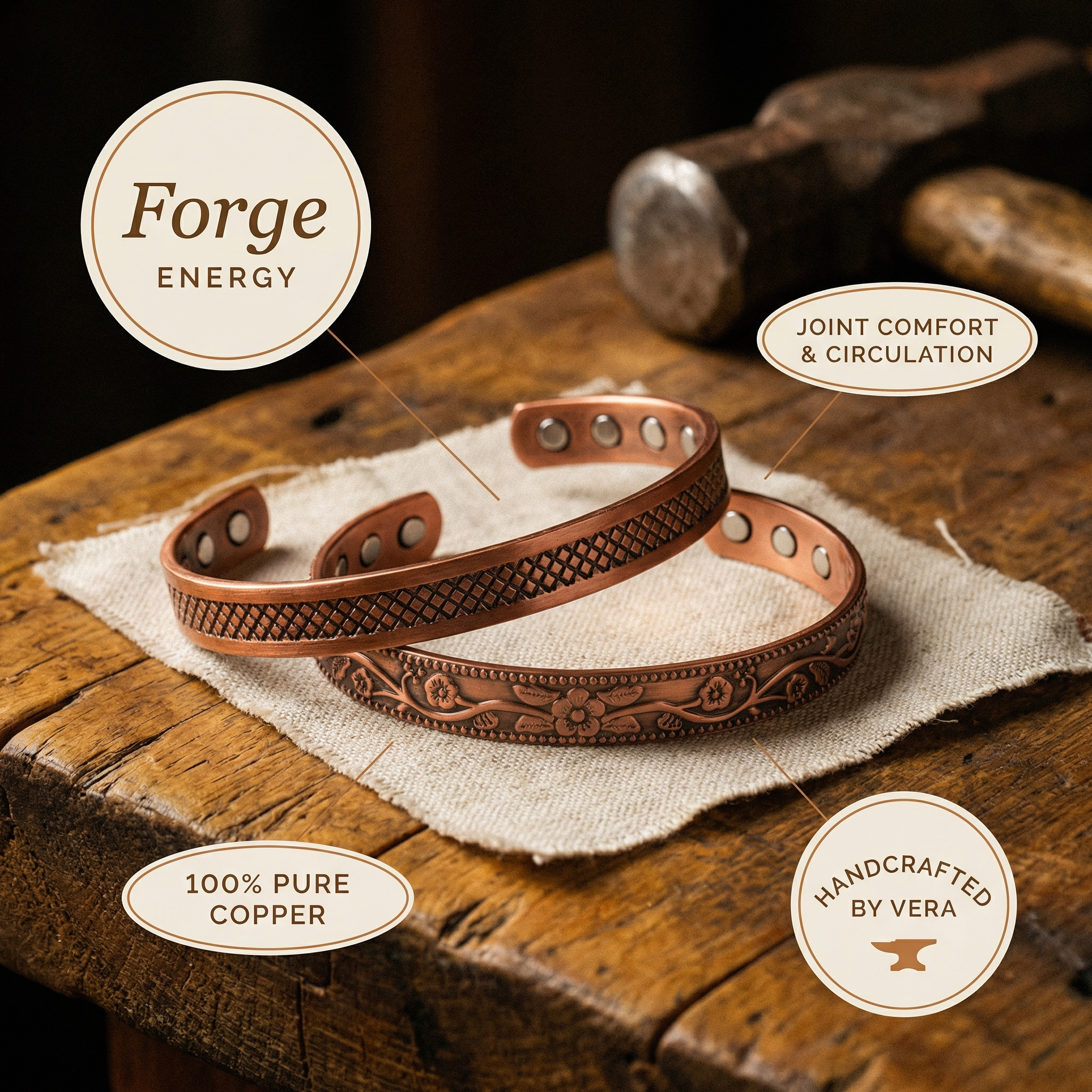 Maria's Forge Copper Set