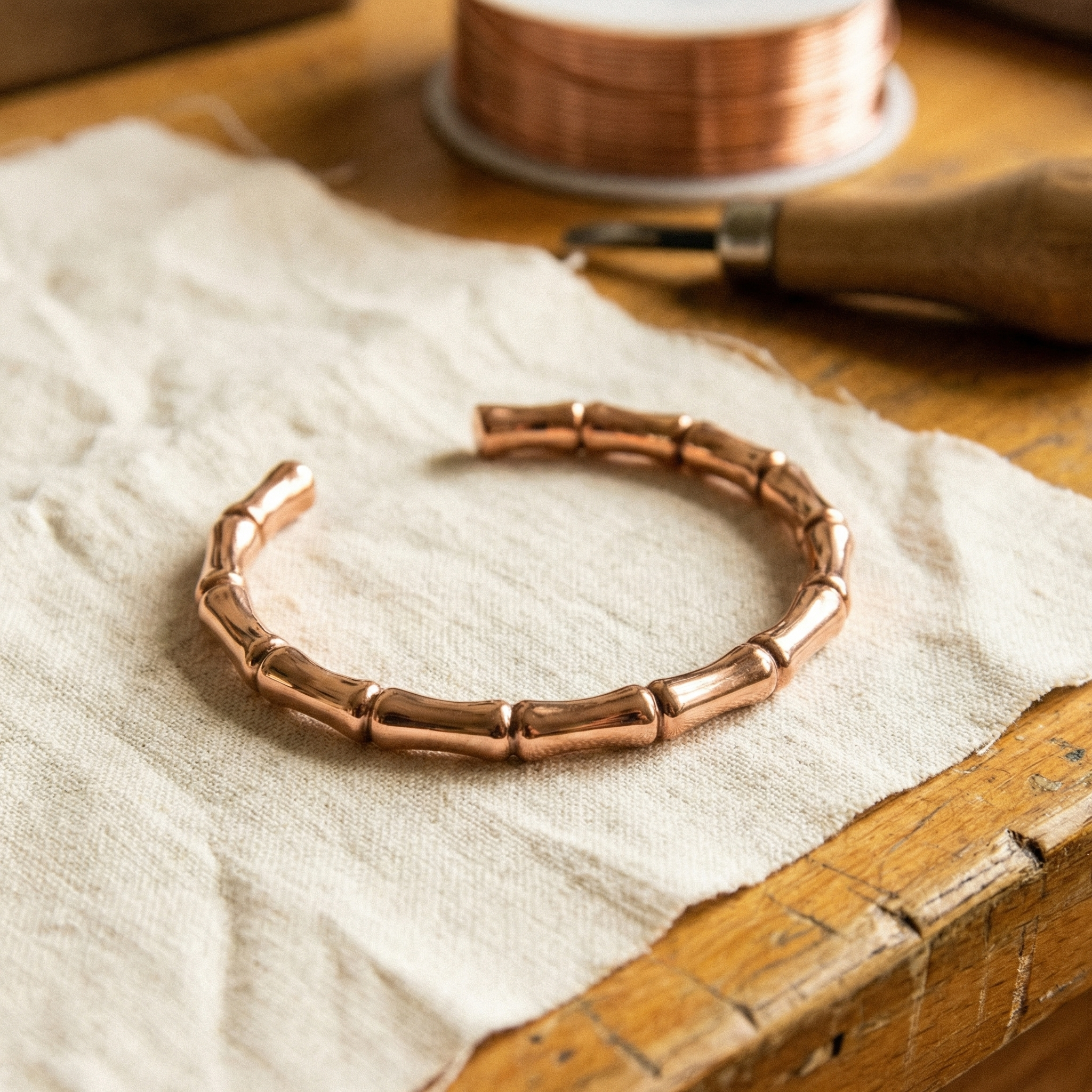 Maria's Grove Copper Bracelet