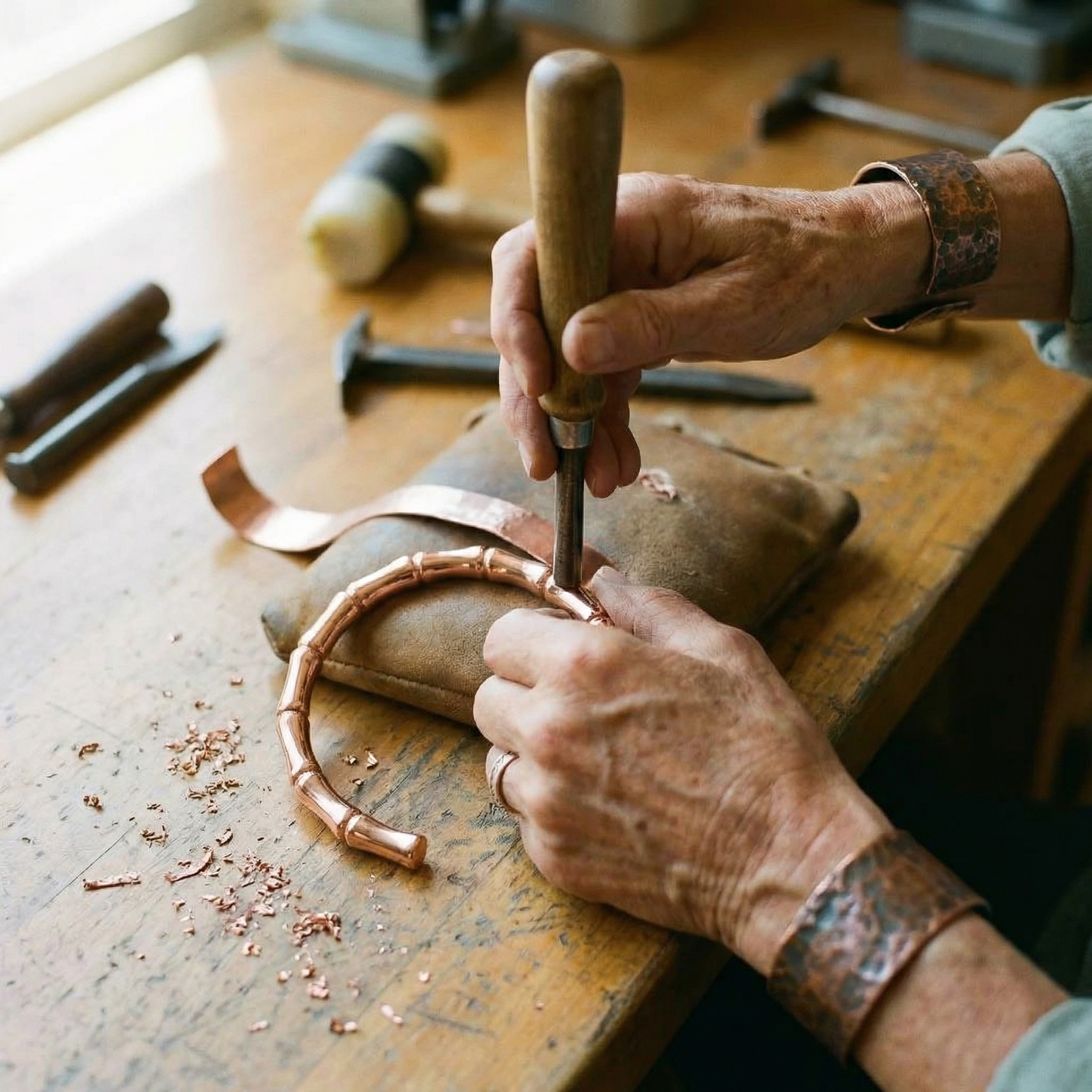 Maria's Grove Copper Bracelet