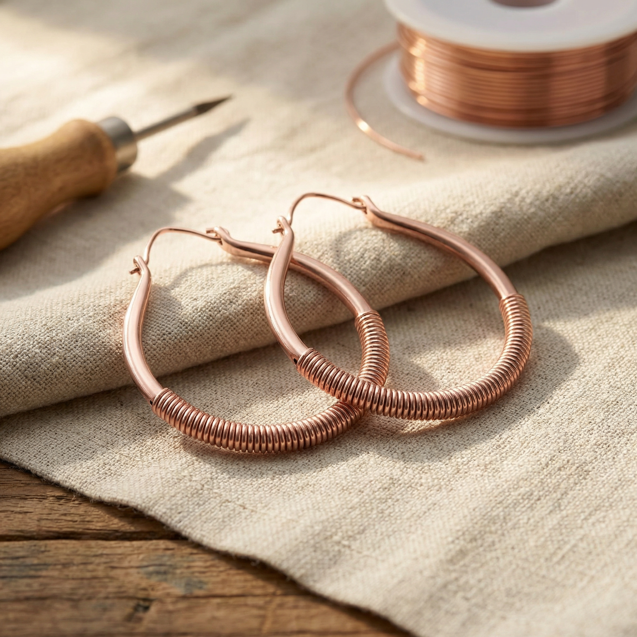 Maria's Creek Copper Earrings