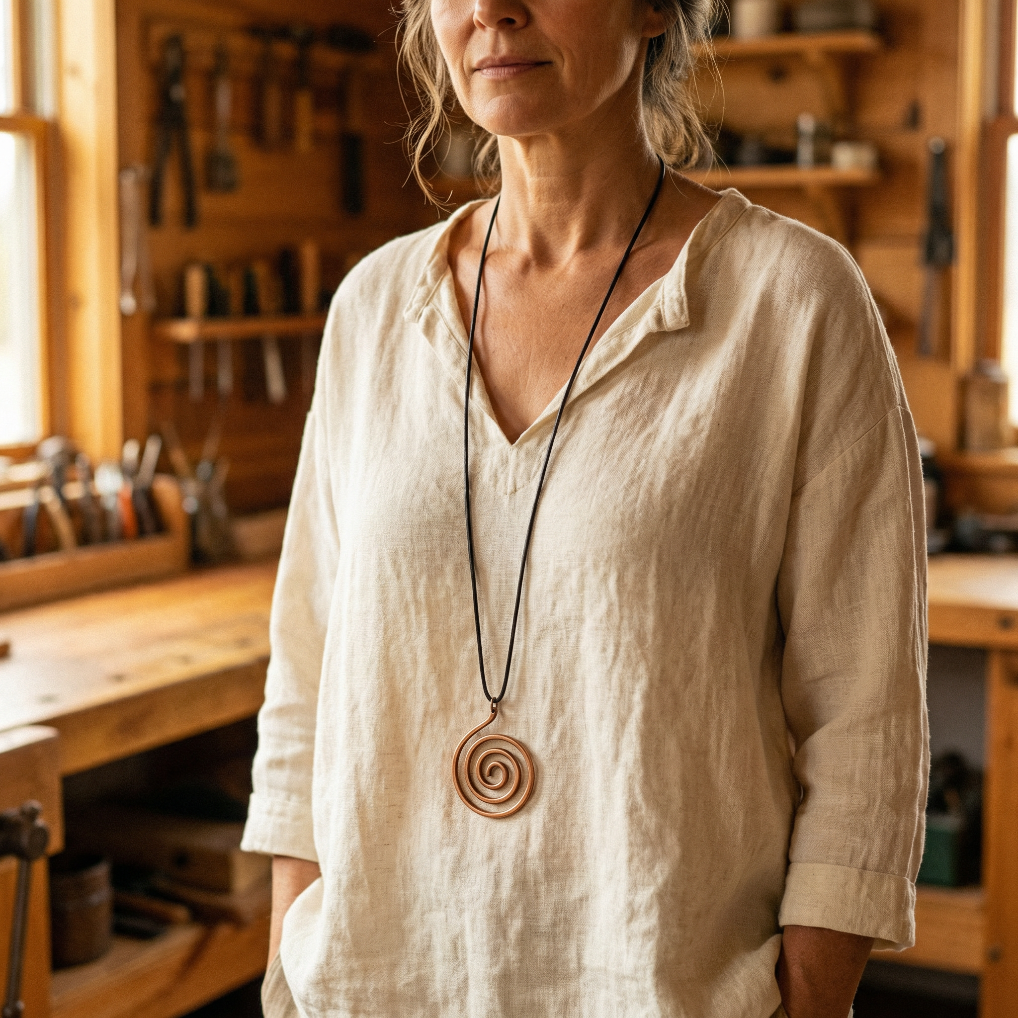 Maria's Mesa Copper Necklace