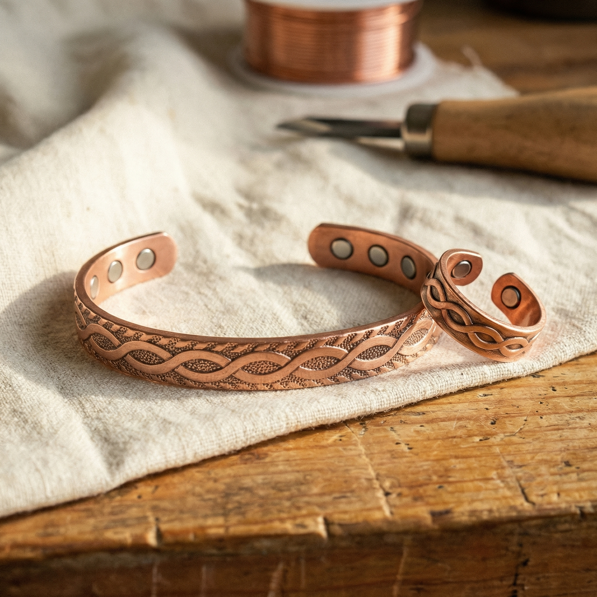 Maria's Knot Copper Set
