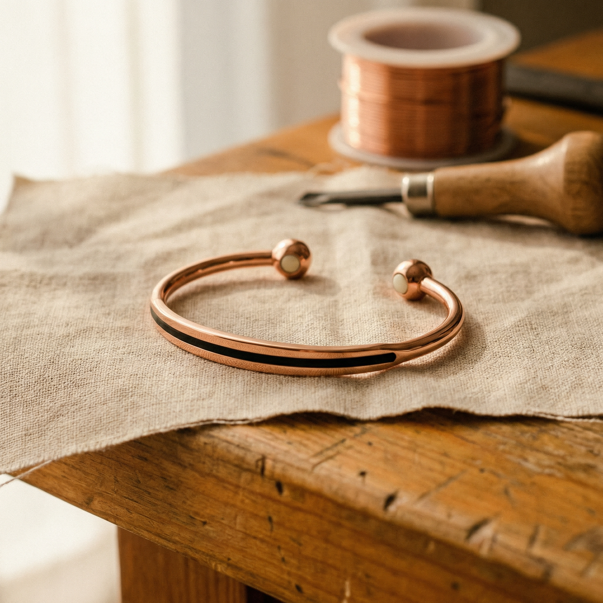 Maria's Vein Copper Bracelet