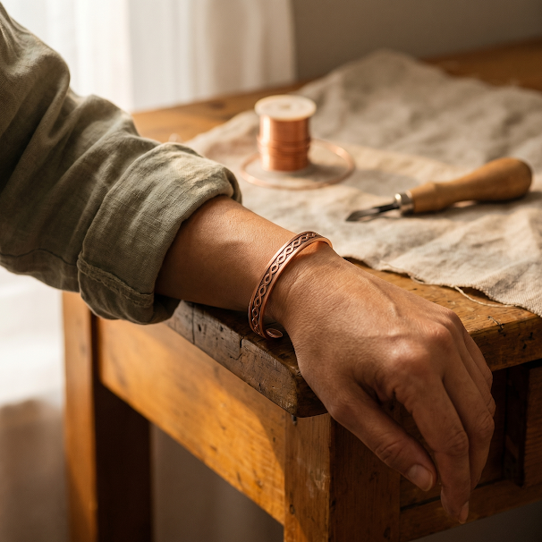 Maria's Current Copper Bracelet