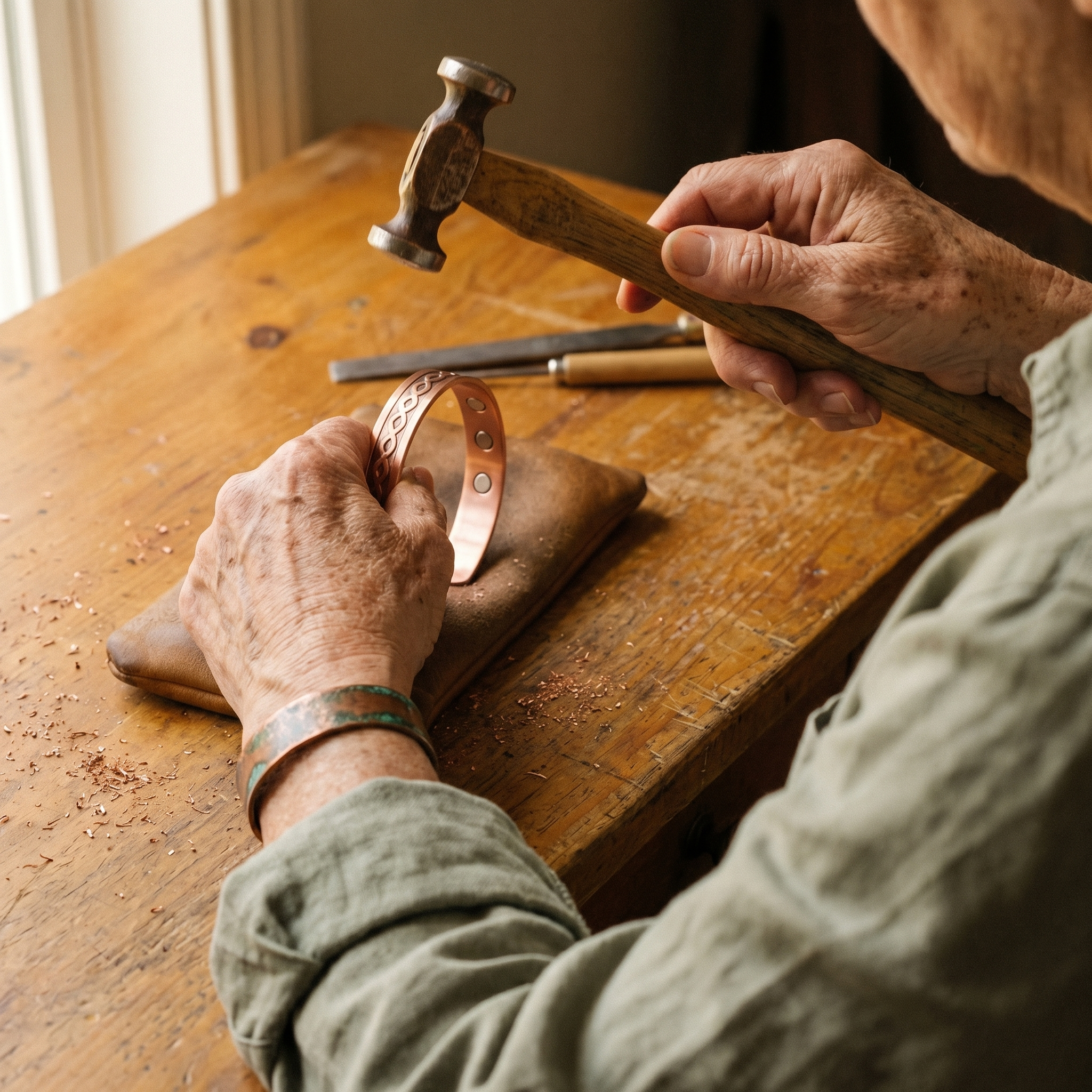 Maria's Current Copper Bracelet