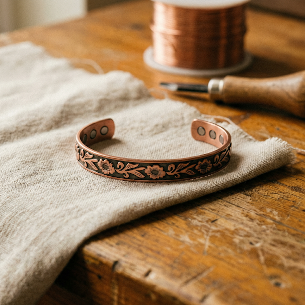 Maria's Vine Copper Bracelet