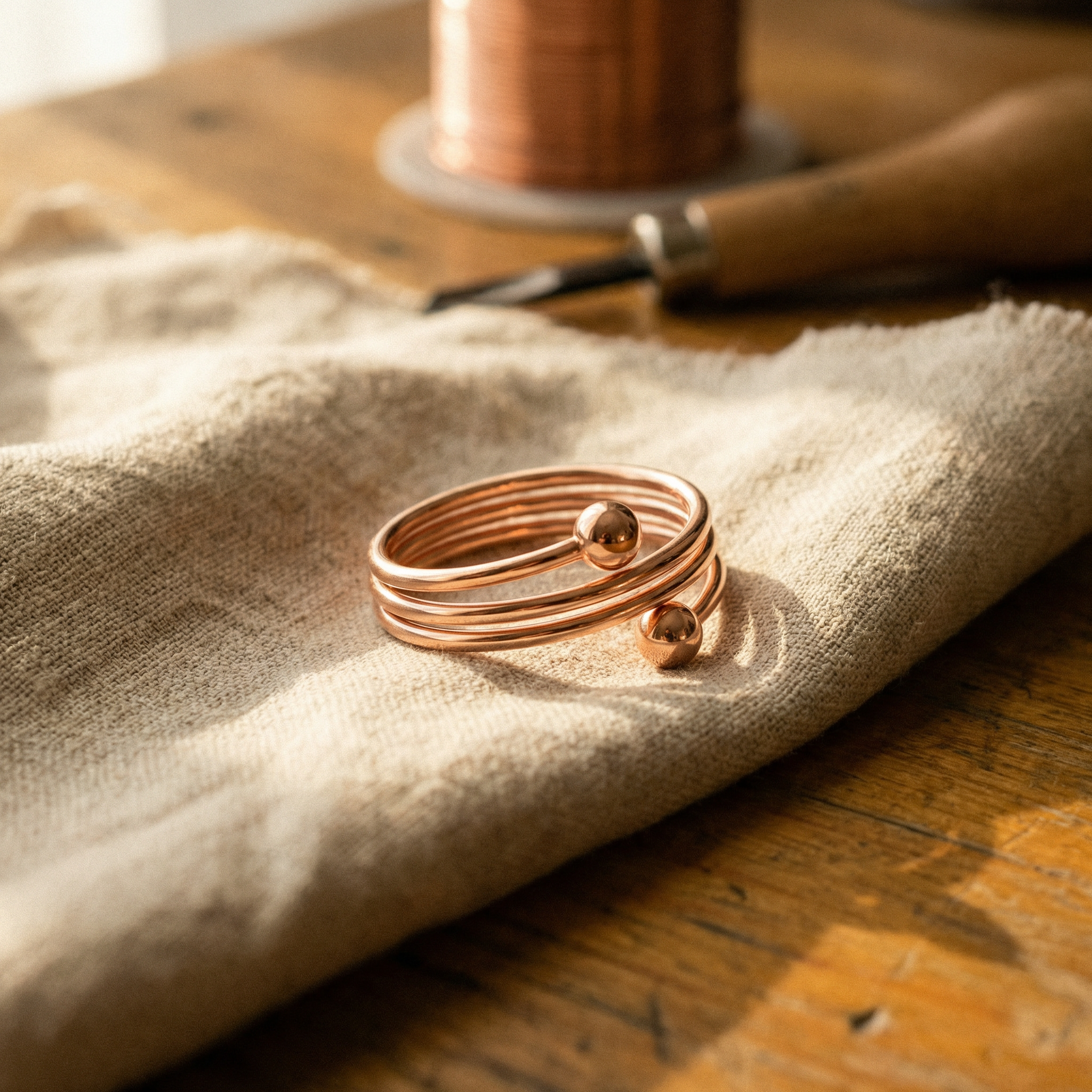 Maria's Silt Copper Ring