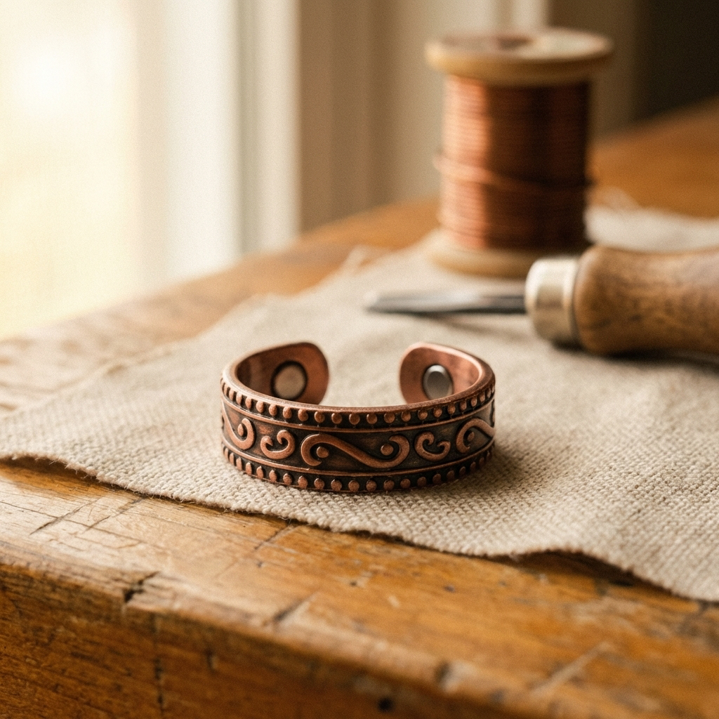 Maria's Fern Copper Ring