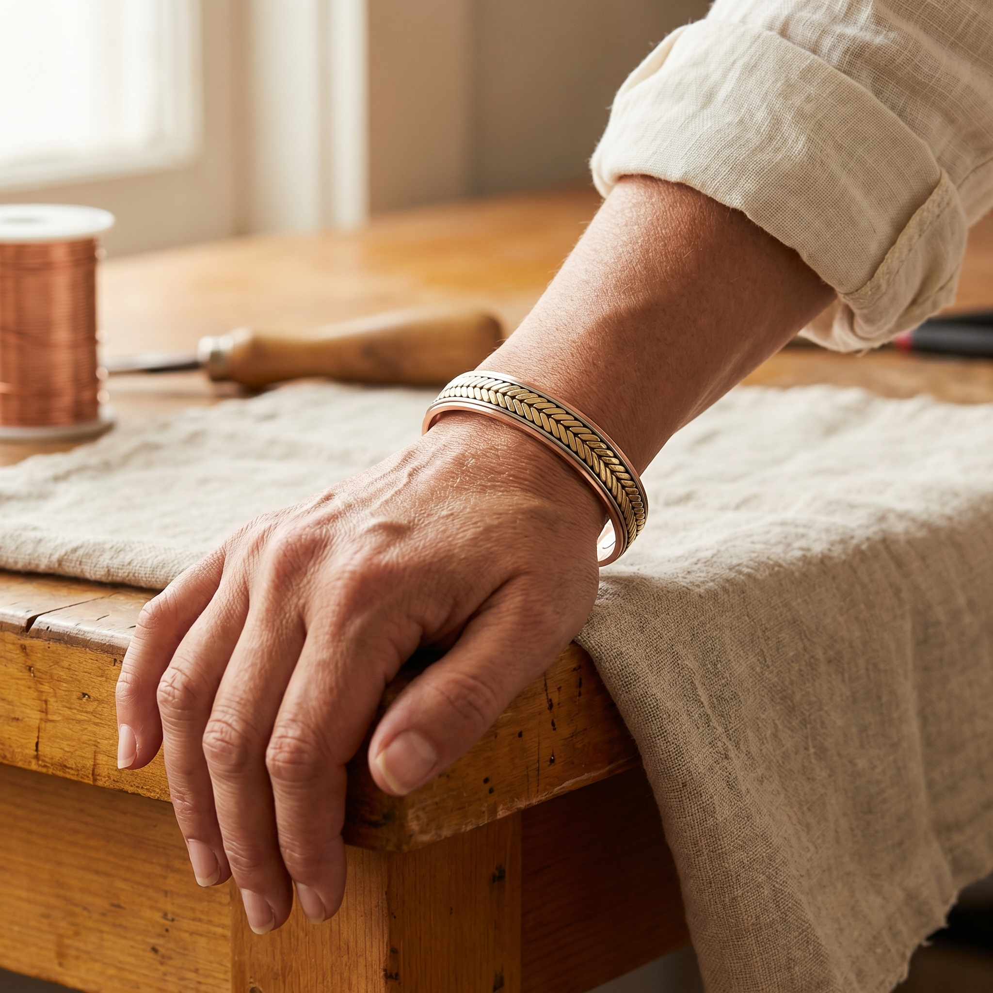 Maria's Harvest Copper Bracelet