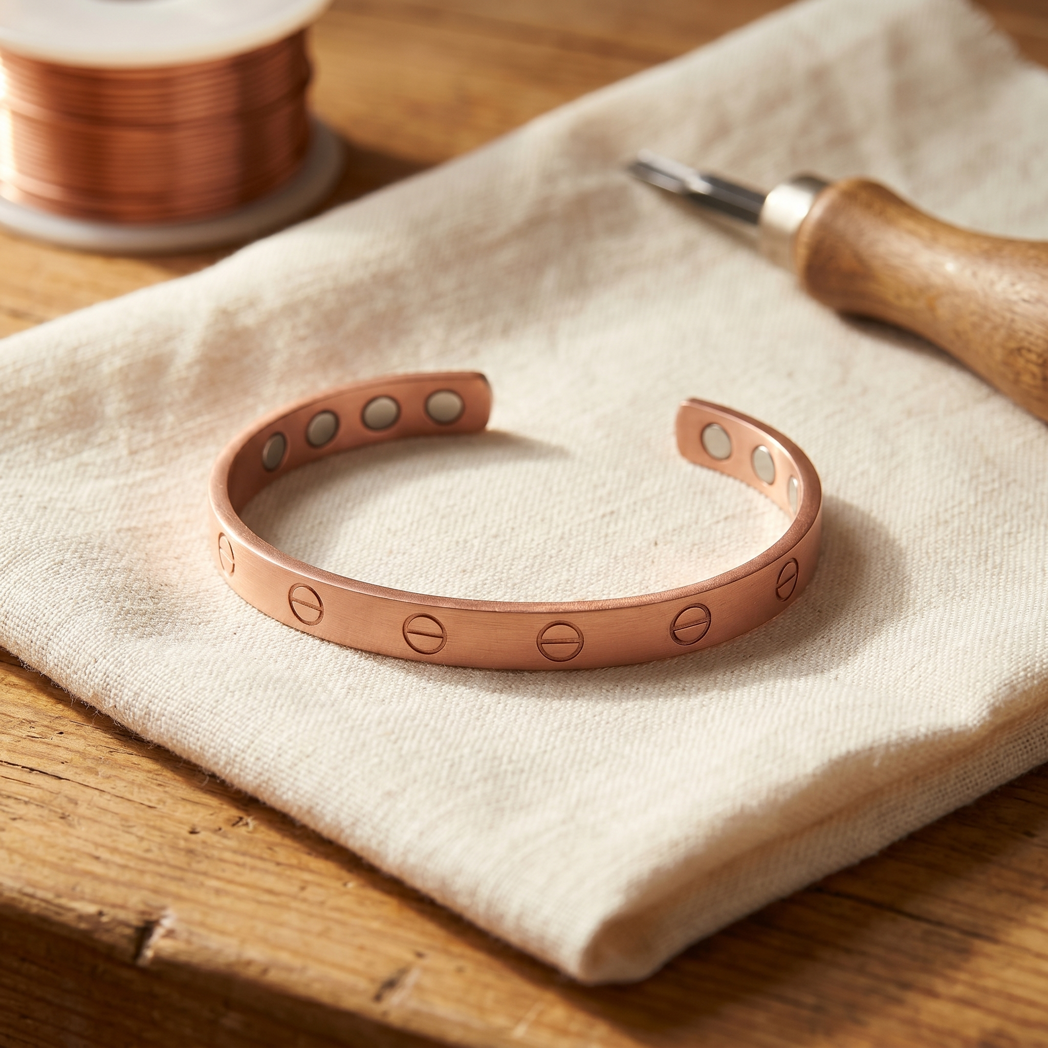 Maria's Bolt Copper Bracelet