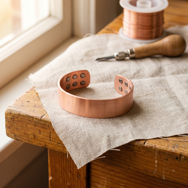 Maria's Anvil Copper Bracelet