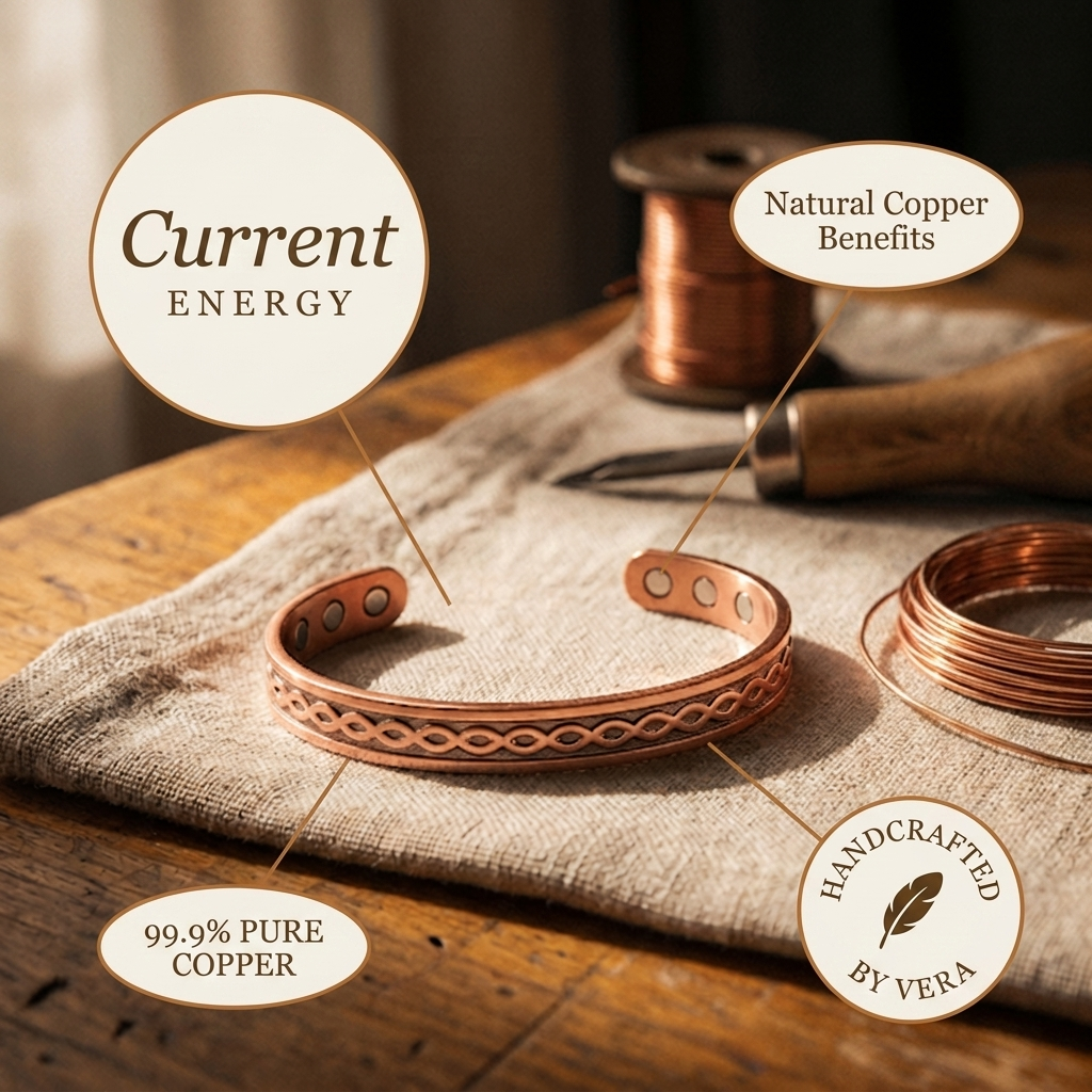 Maria's Current Copper Bracelet