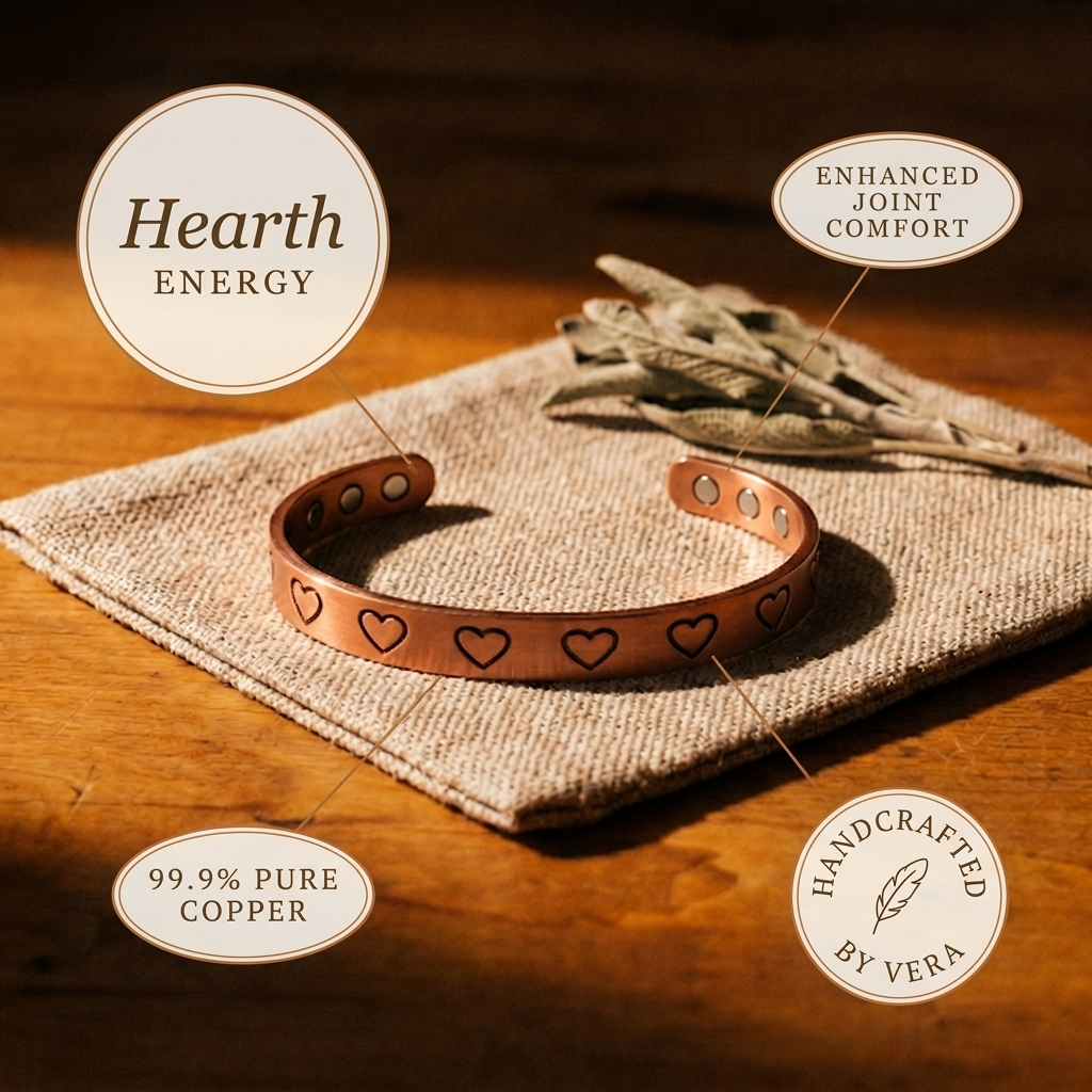 Maria's Hearth Copper Bracelet