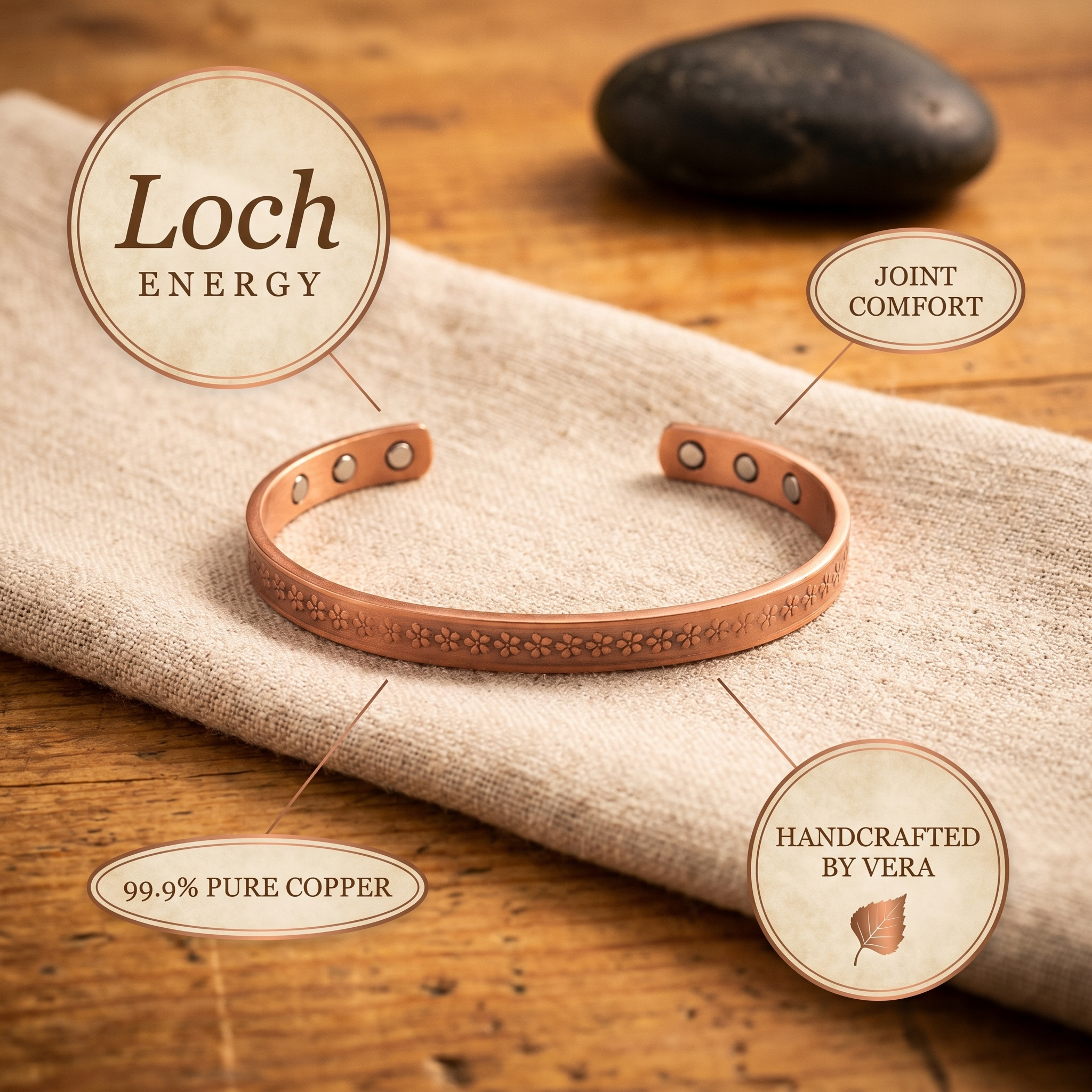 Maria's Loch Copper Bracelet