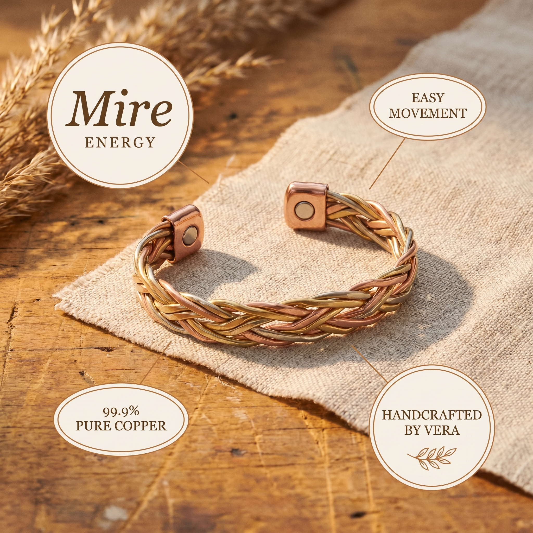 Maria's Mire Copper Bracelet