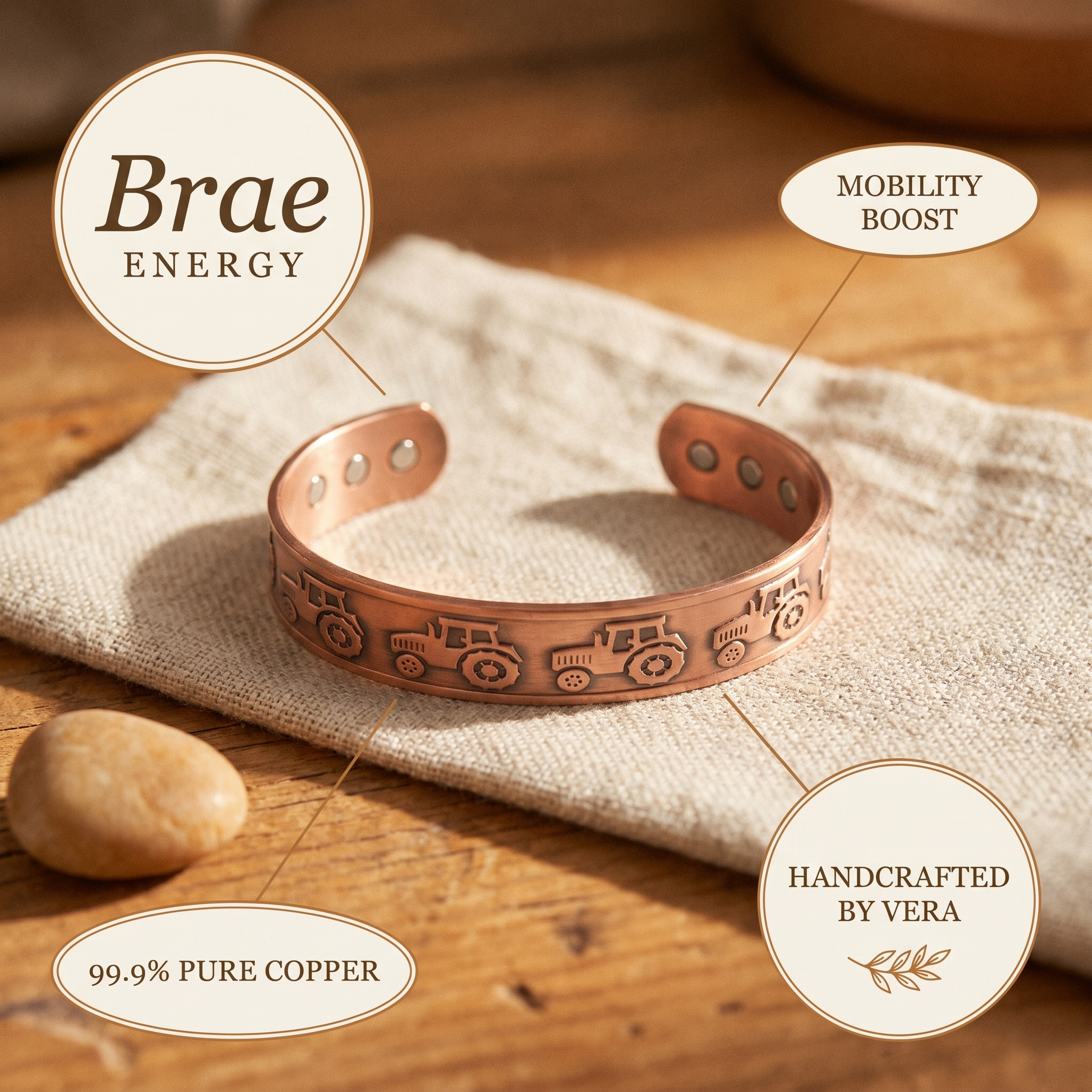 Maria's Brae Copper Bracelet