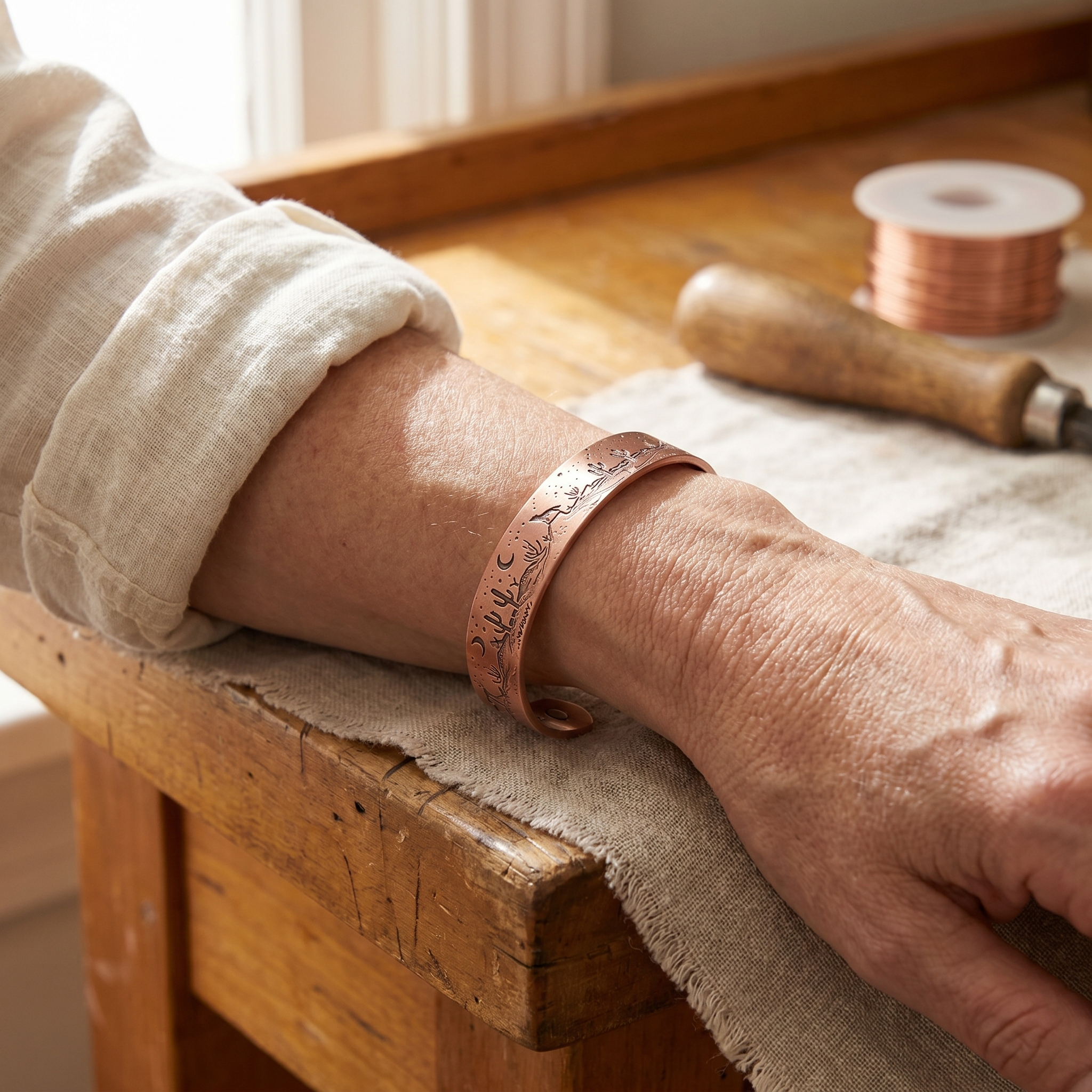 Maria's Cove Copper Bracelet
