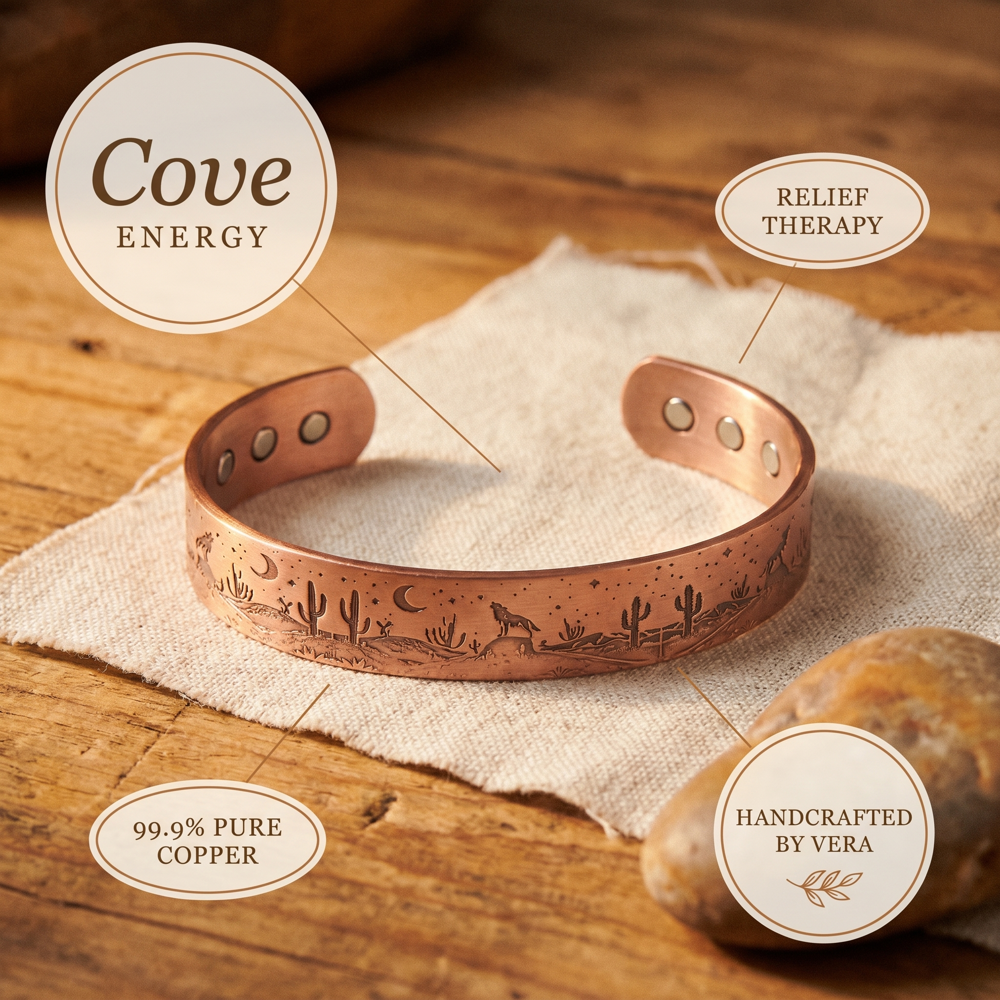 Maria's Cove Copper Bracelet