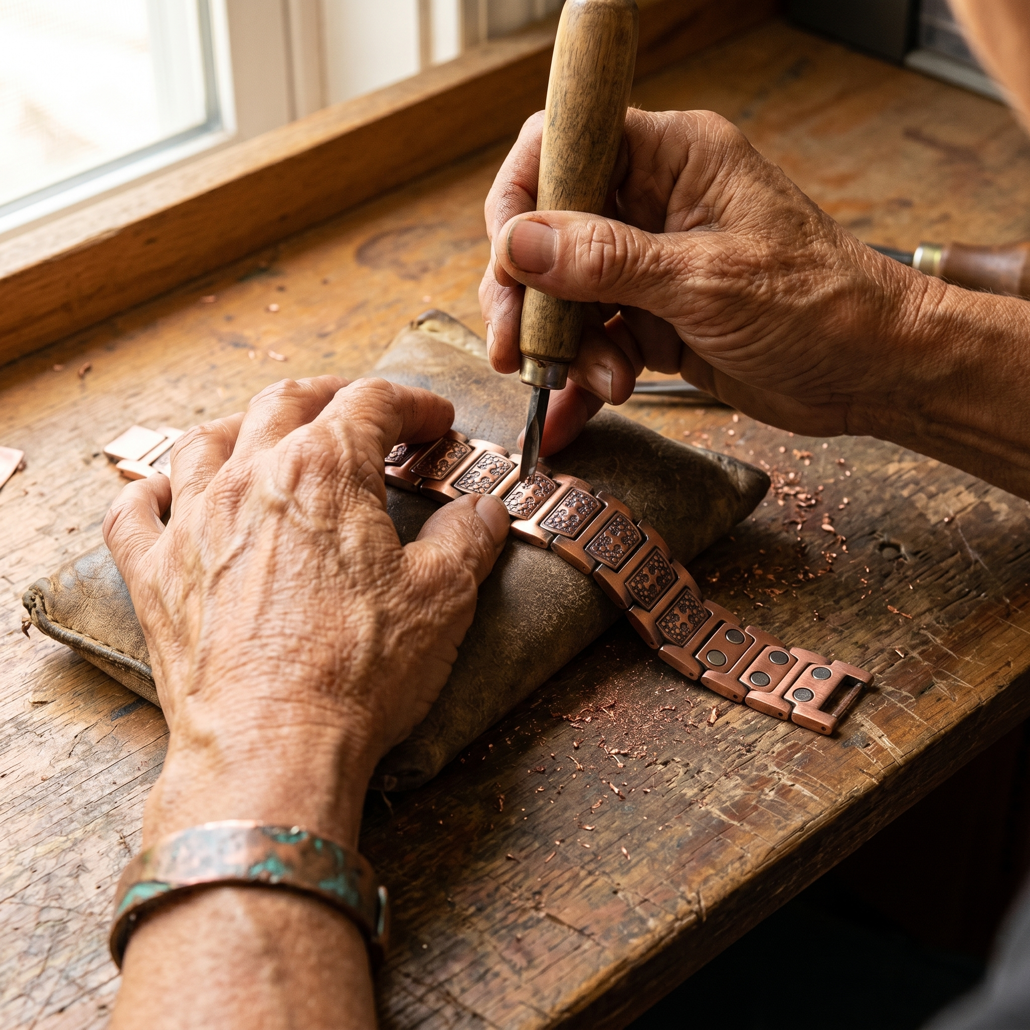 Maria's Gale Men's Copper Bracelet
