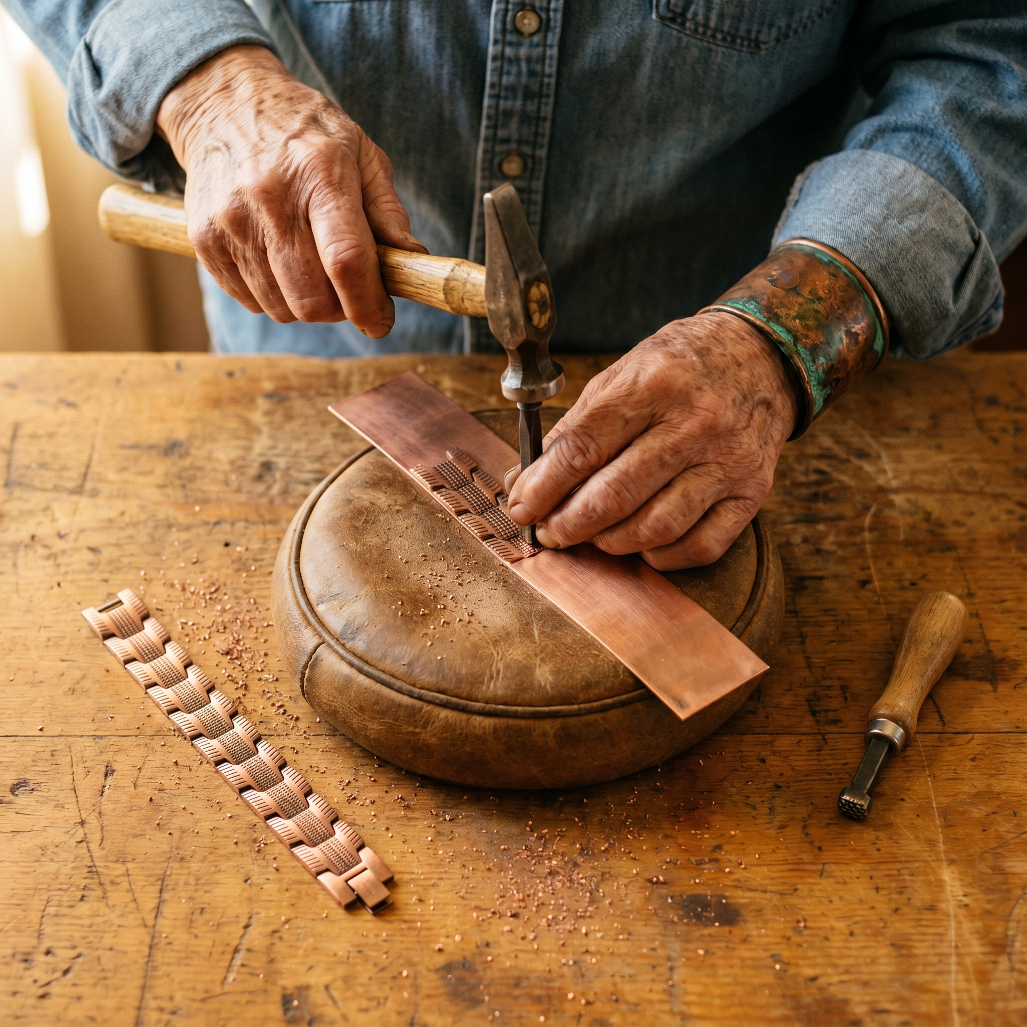 Maria's Crag Copper Bracelet