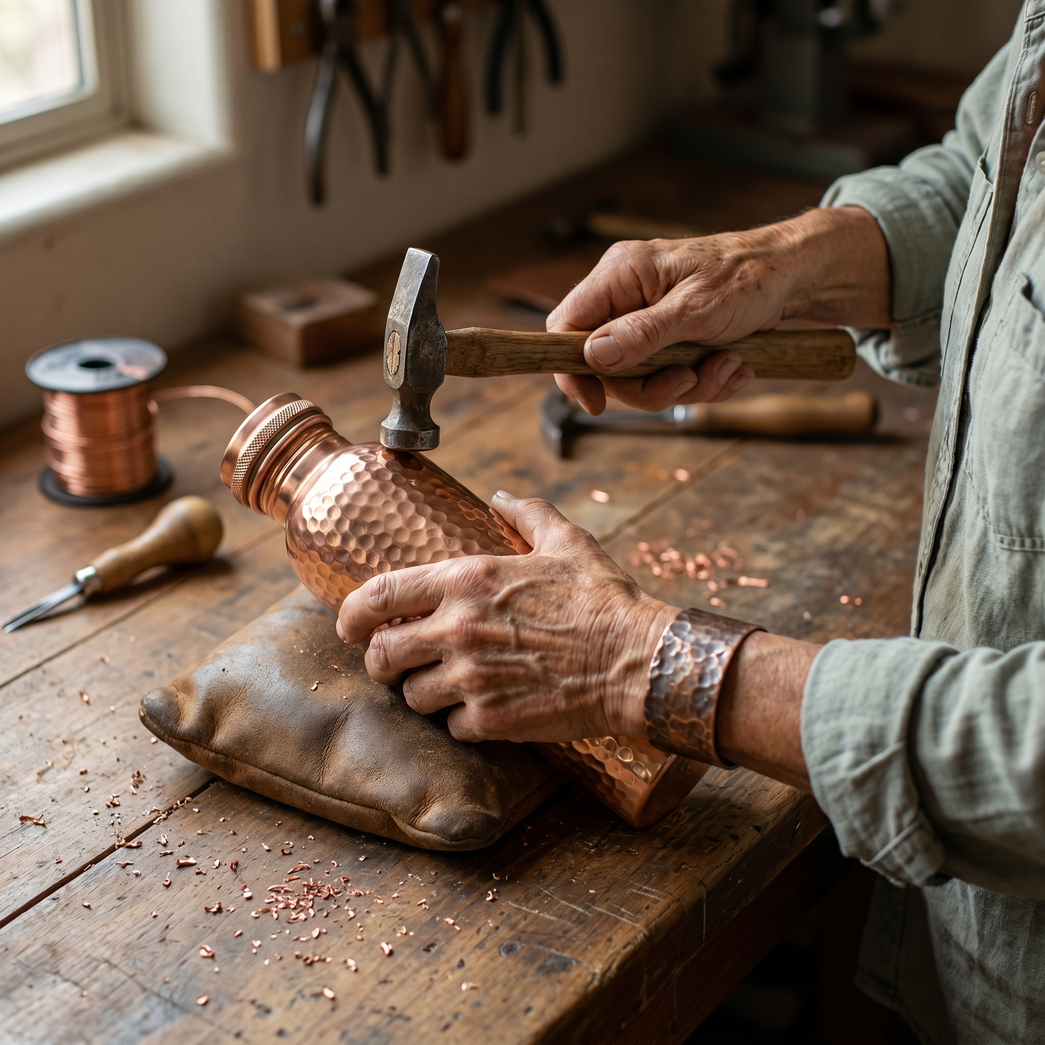 Maria's Pure Copper Water Bottle