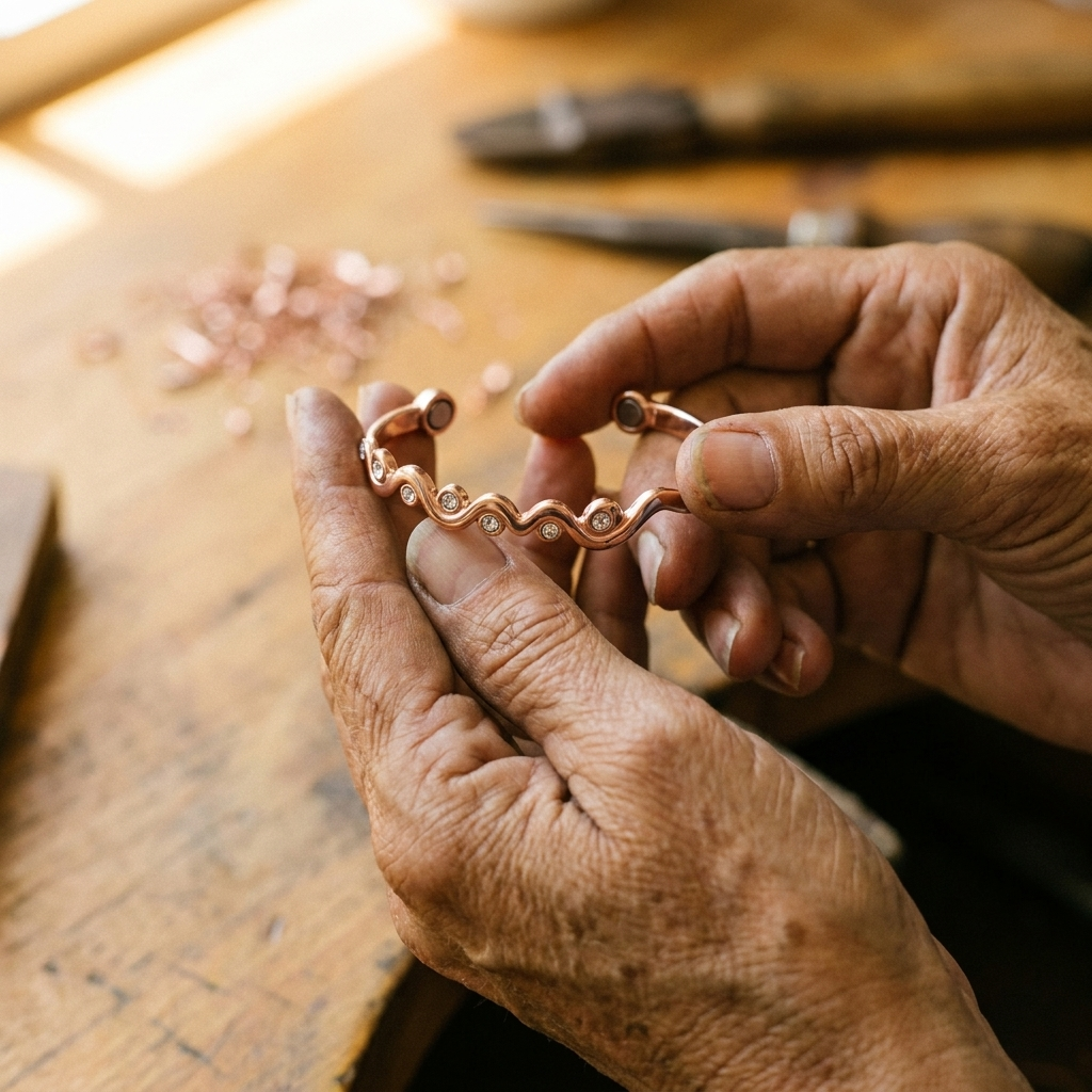 Maria's Lark Copper Bracelet
