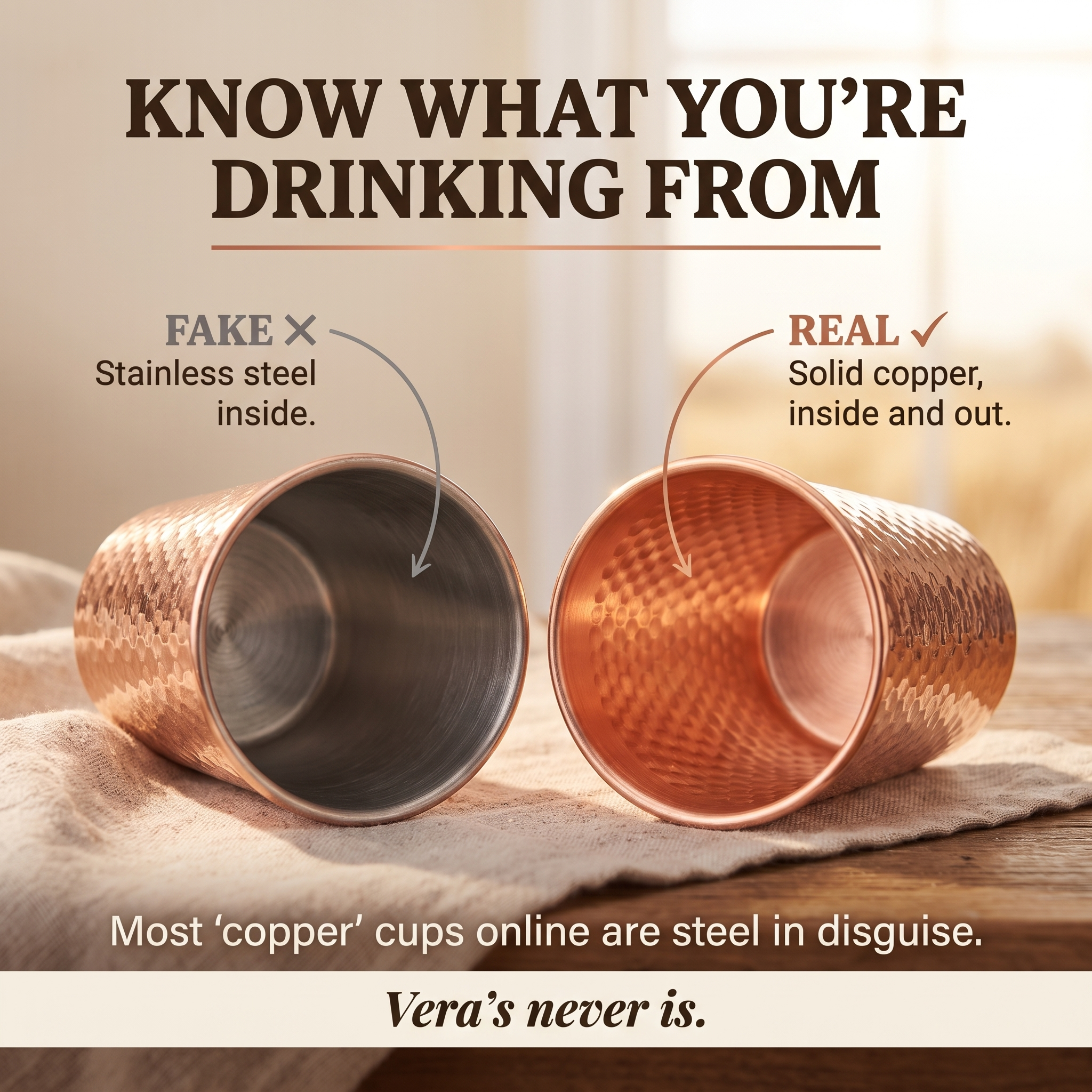 Maria's Pure Copper Cup