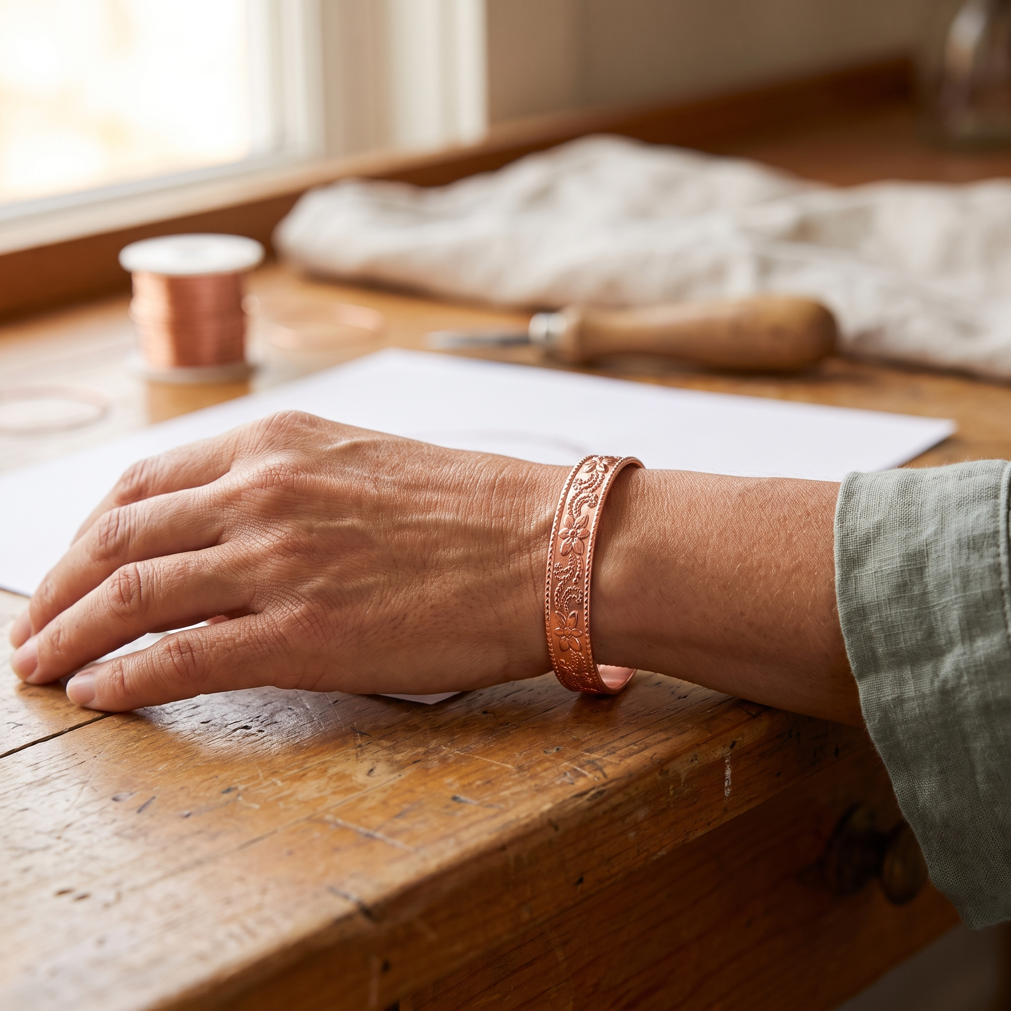 Maria's Moor Copper Bracelet